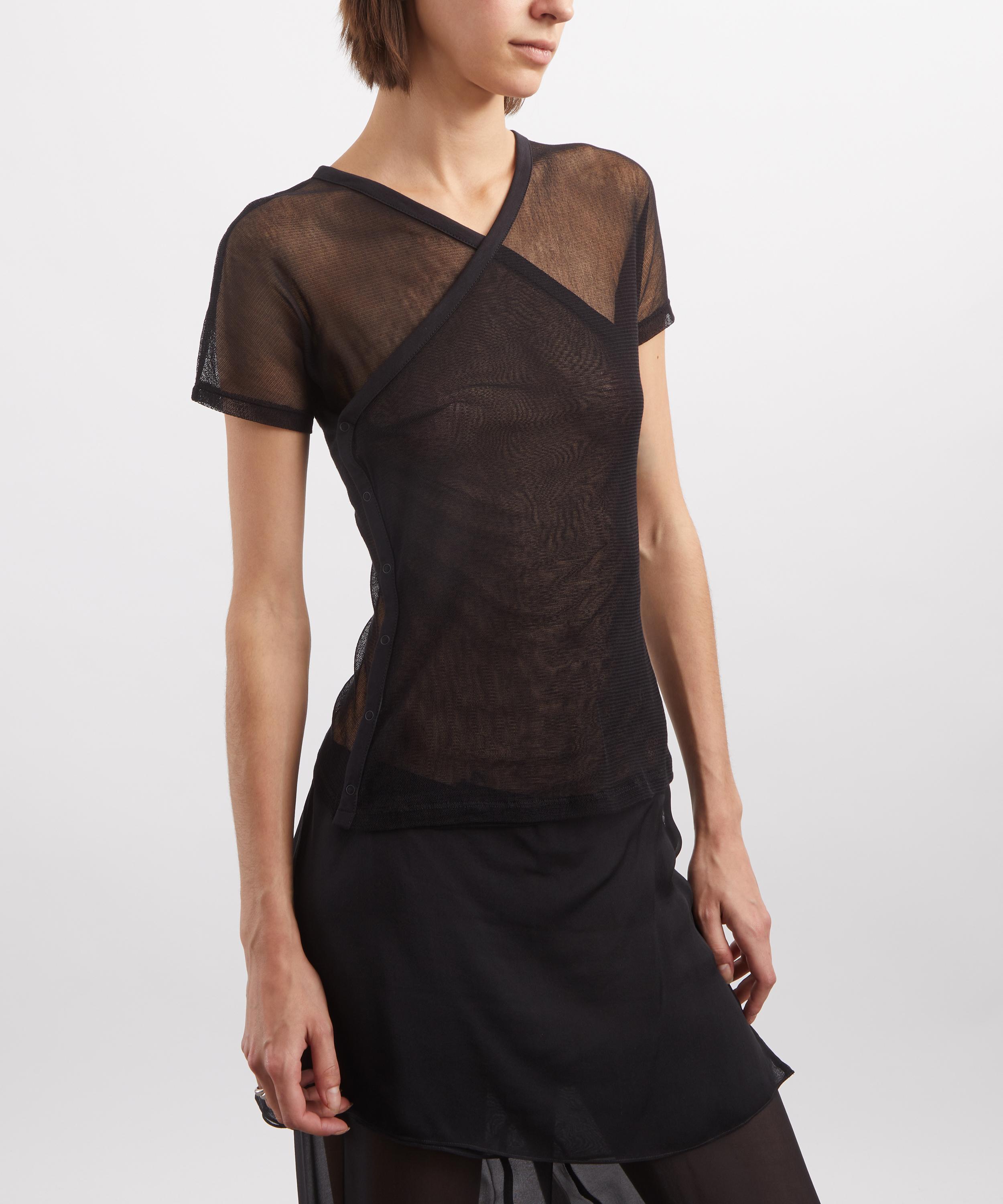 Paloma Wool - Olimpia Mesh Crossed Raglan Top image number 2