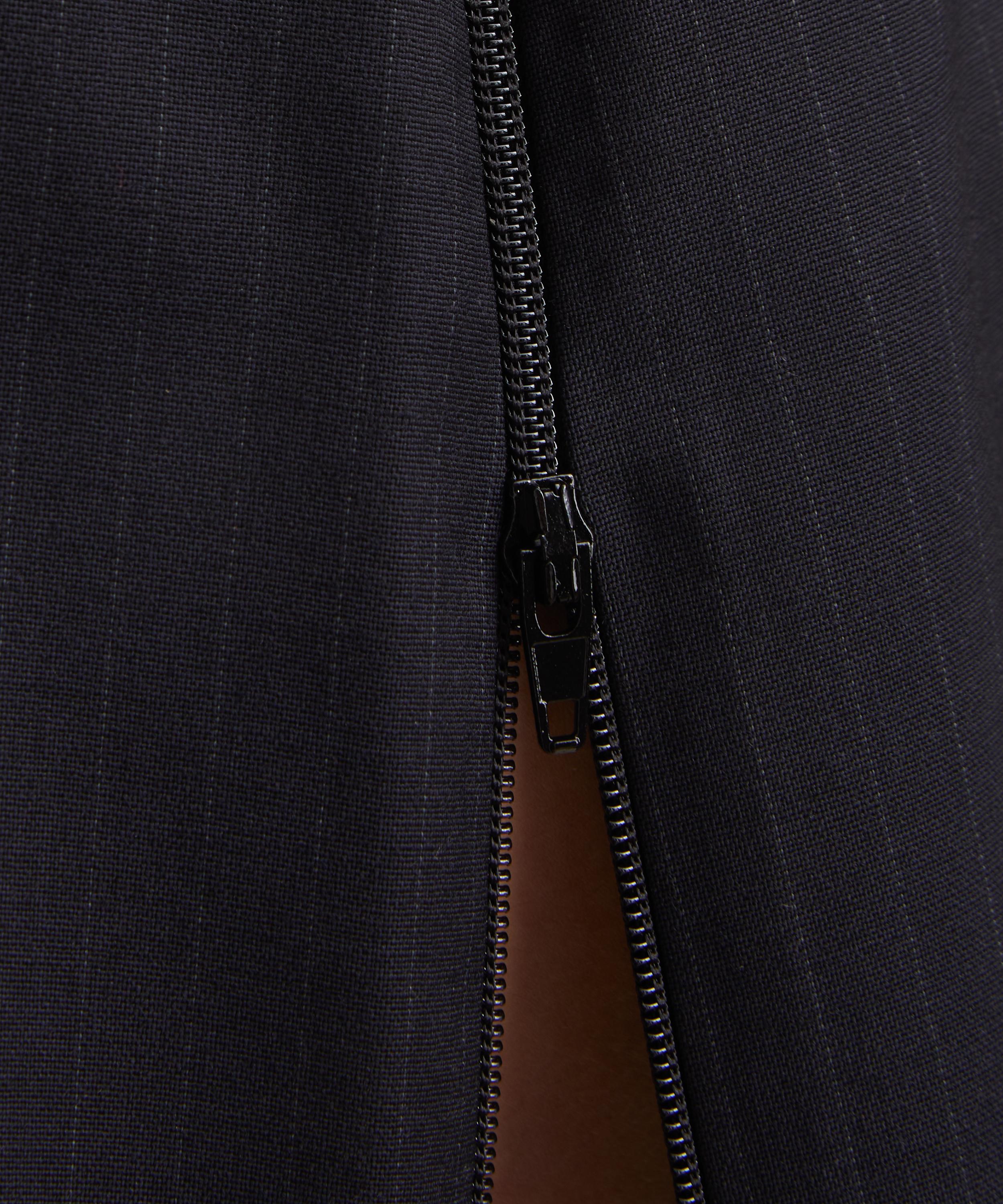 Paloma Wool - Lumieti Dark Grey Pinstripe Mini Skirt image number 4