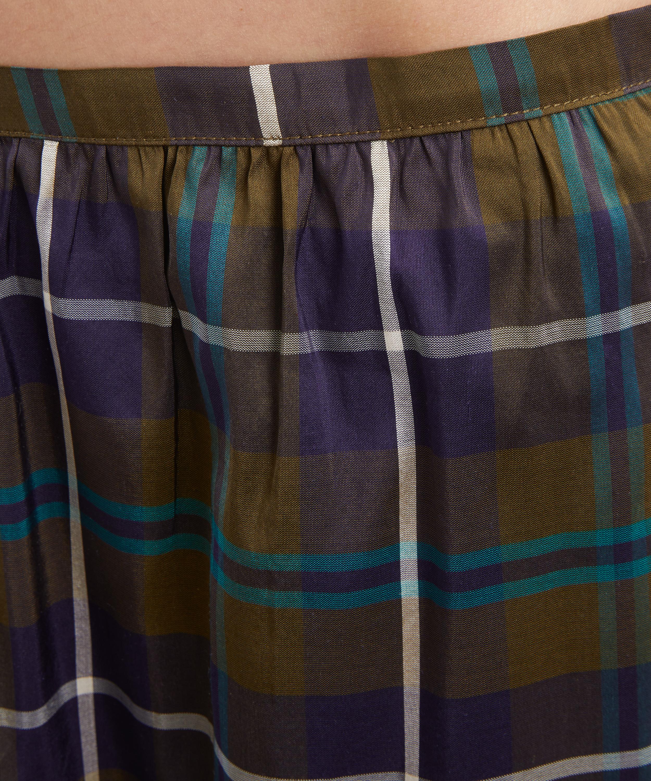 Paloma Wool - Boza Navy Plaid Balloon Trousers image number 4