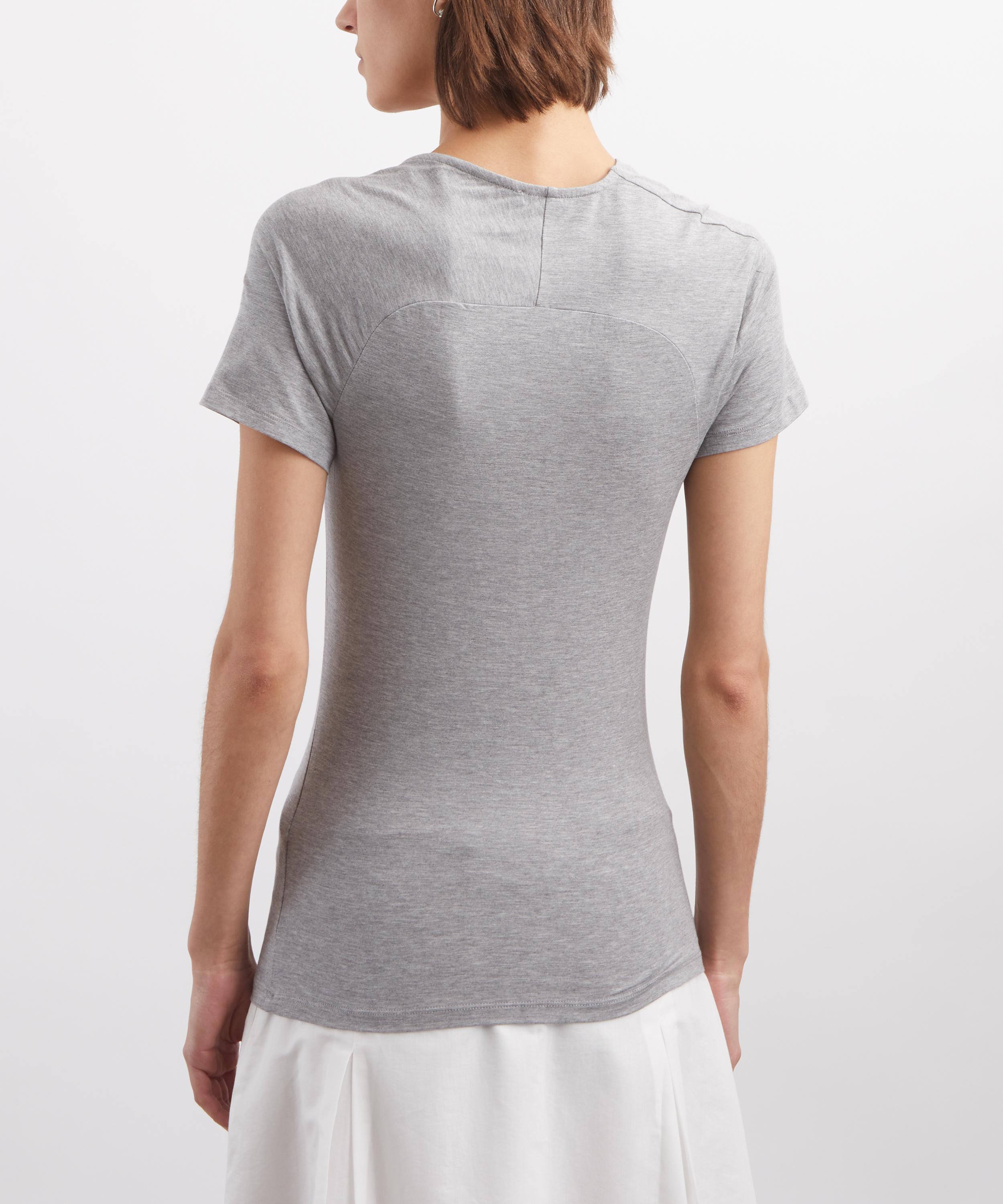 Paloma Wool - Miro Grey Draped Neckline Top image number 3