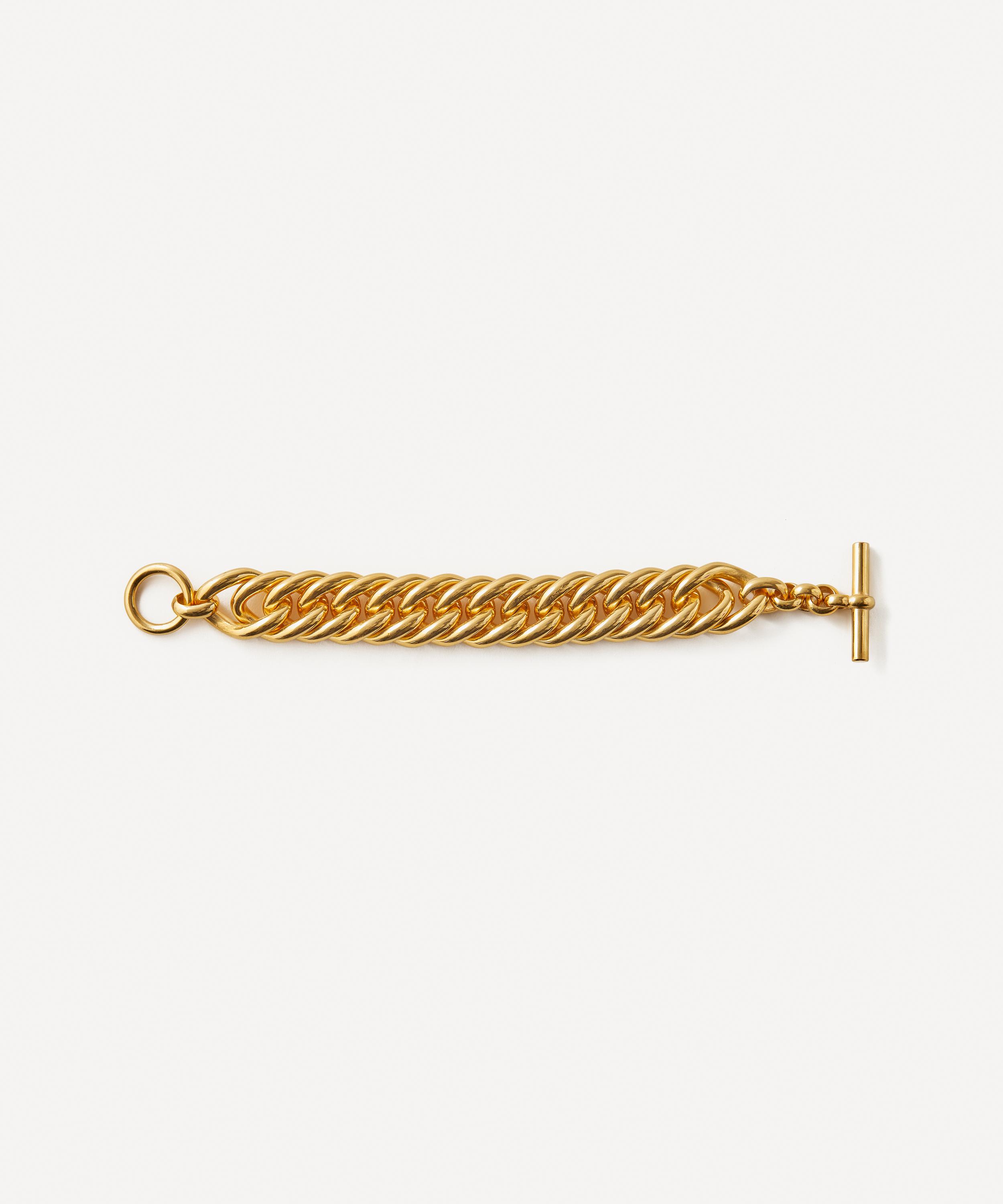 Tilly Sveaas - 18ct Gold-Plated Giant Curb Link Bracelet image number 0
