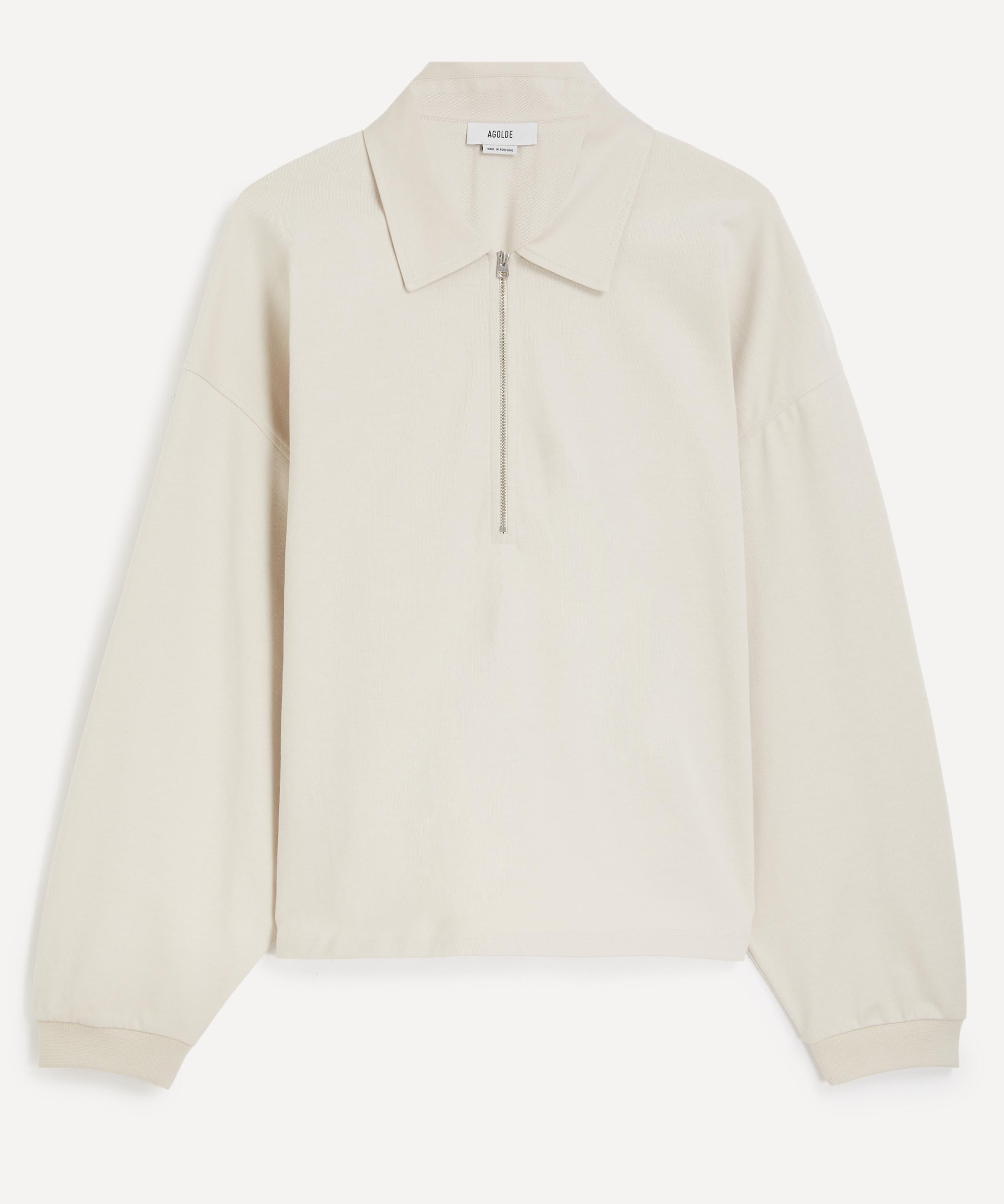 AGOLDE - Darius Quarter-Zip Polo Shirt