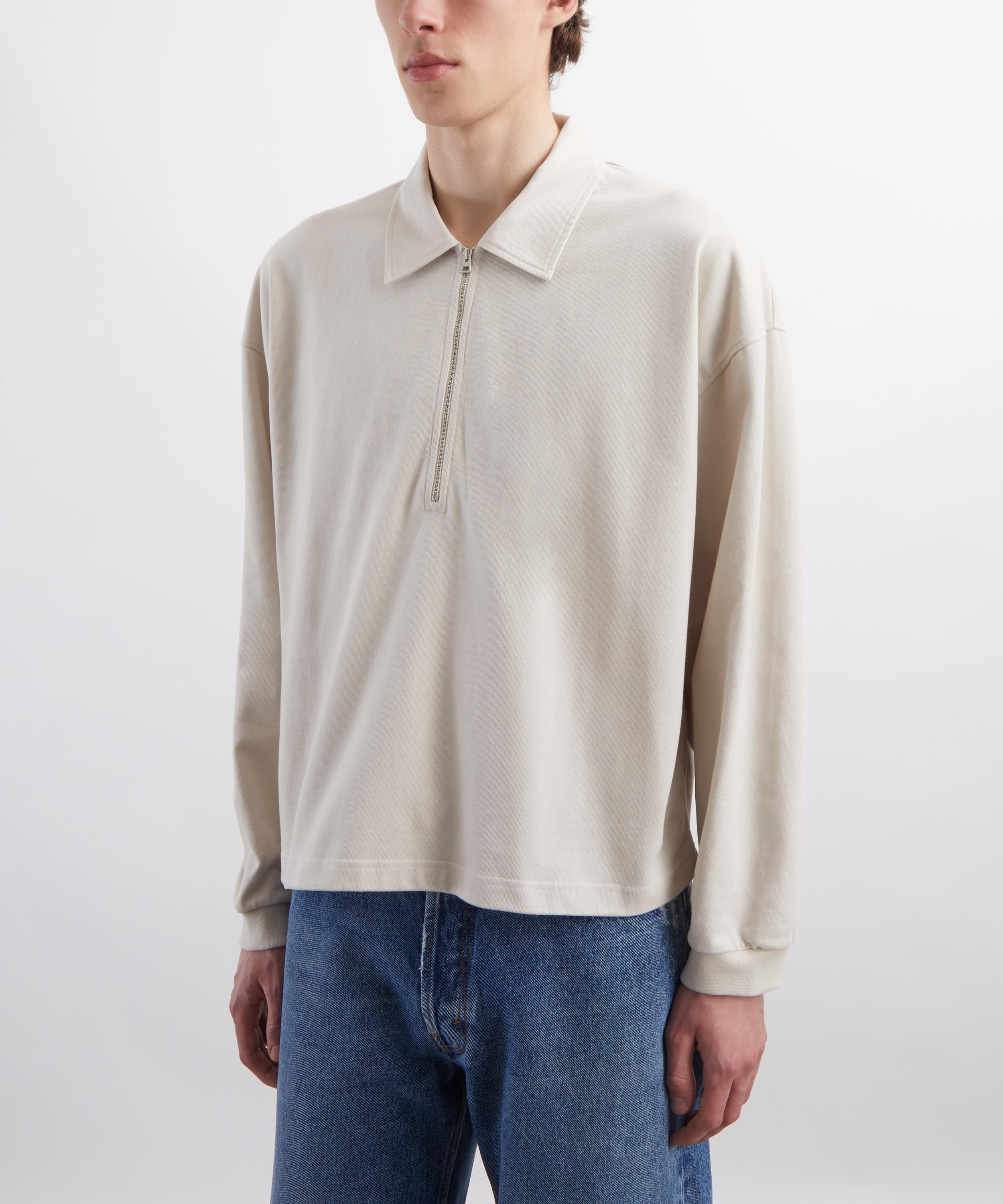 AGOLDE - Darius Quarter-Zip Polo Shirt image number 2