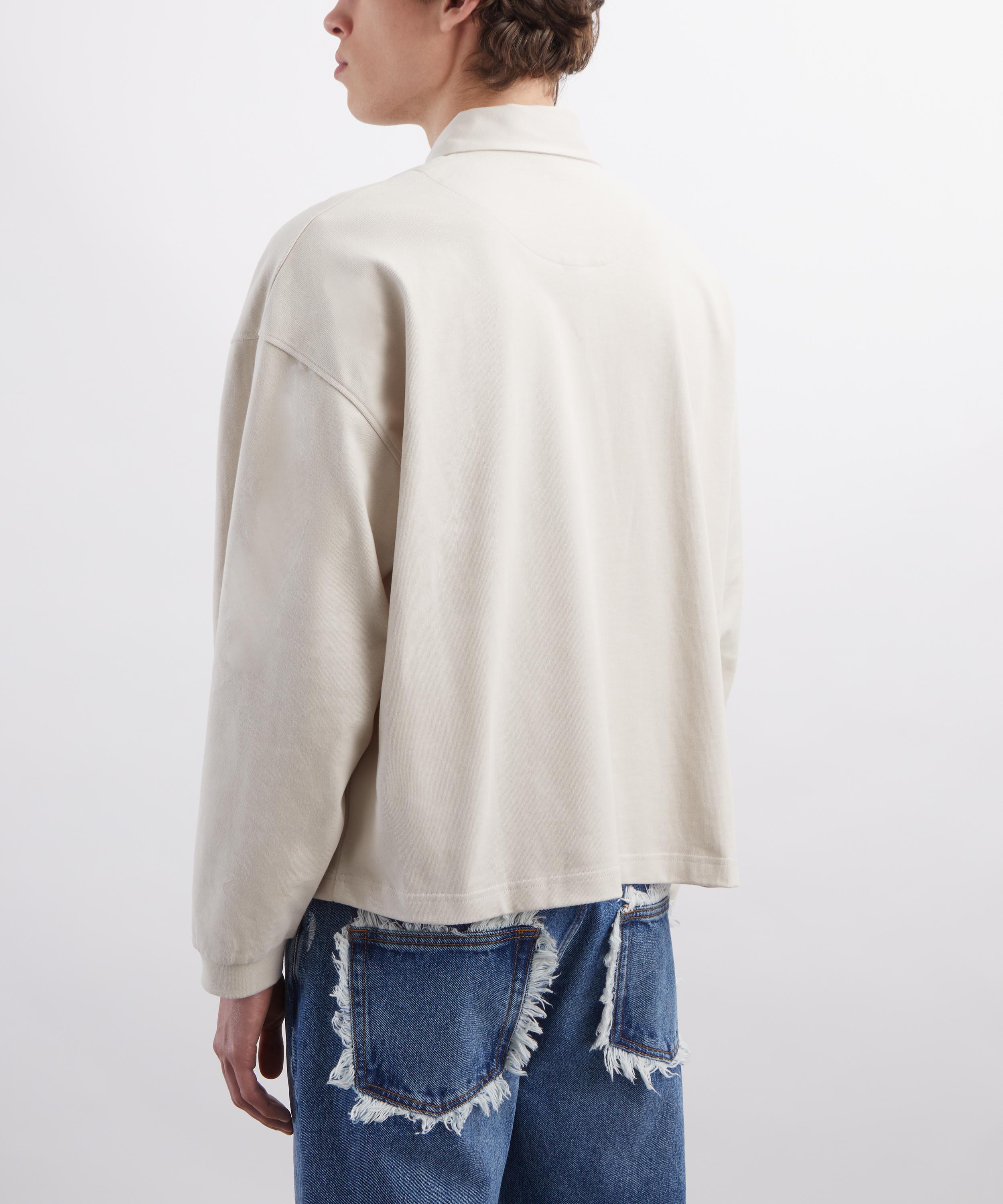 AGOLDE - Darius Quarter-Zip Polo Shirt image number 3