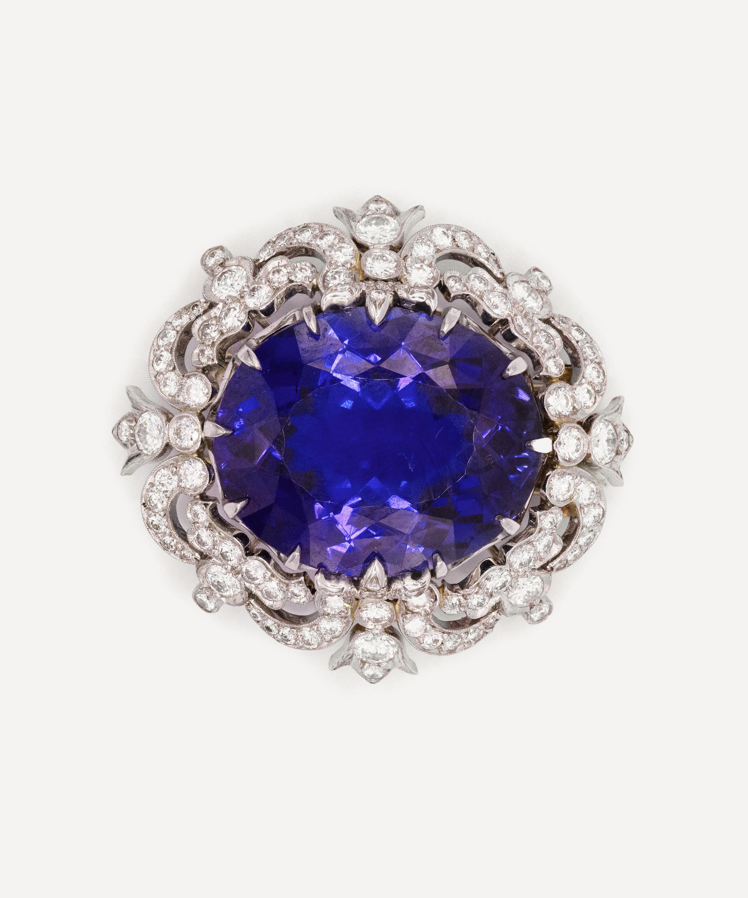 Kojis - 18ct Gold Tanzanite and Pearl Necklace image number 3