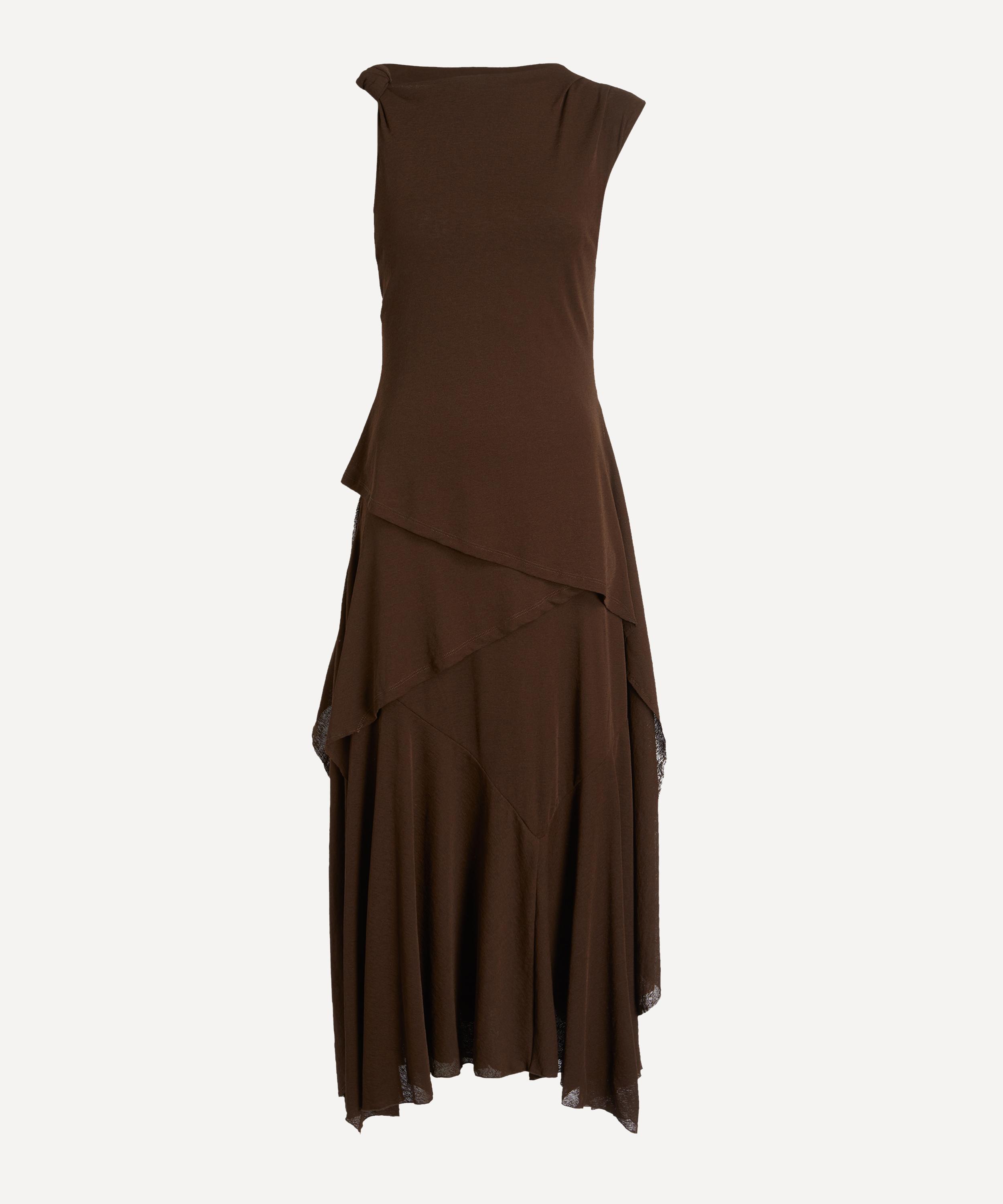 Ganni - Marl Mesh Long Dress