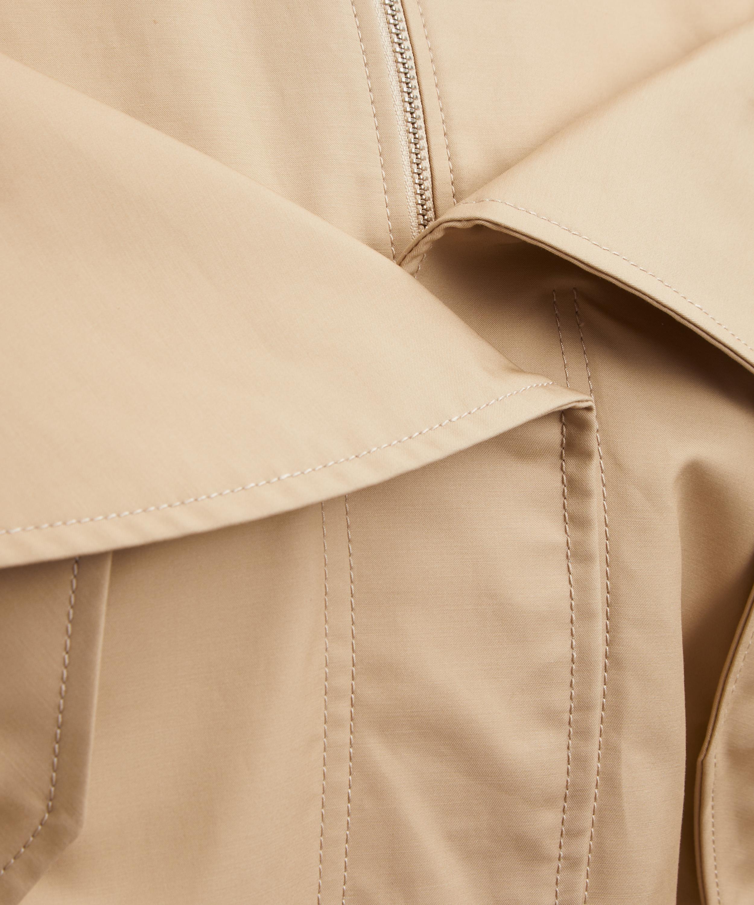 Ganni - Beige Cotton Bomber Jacket image number 4