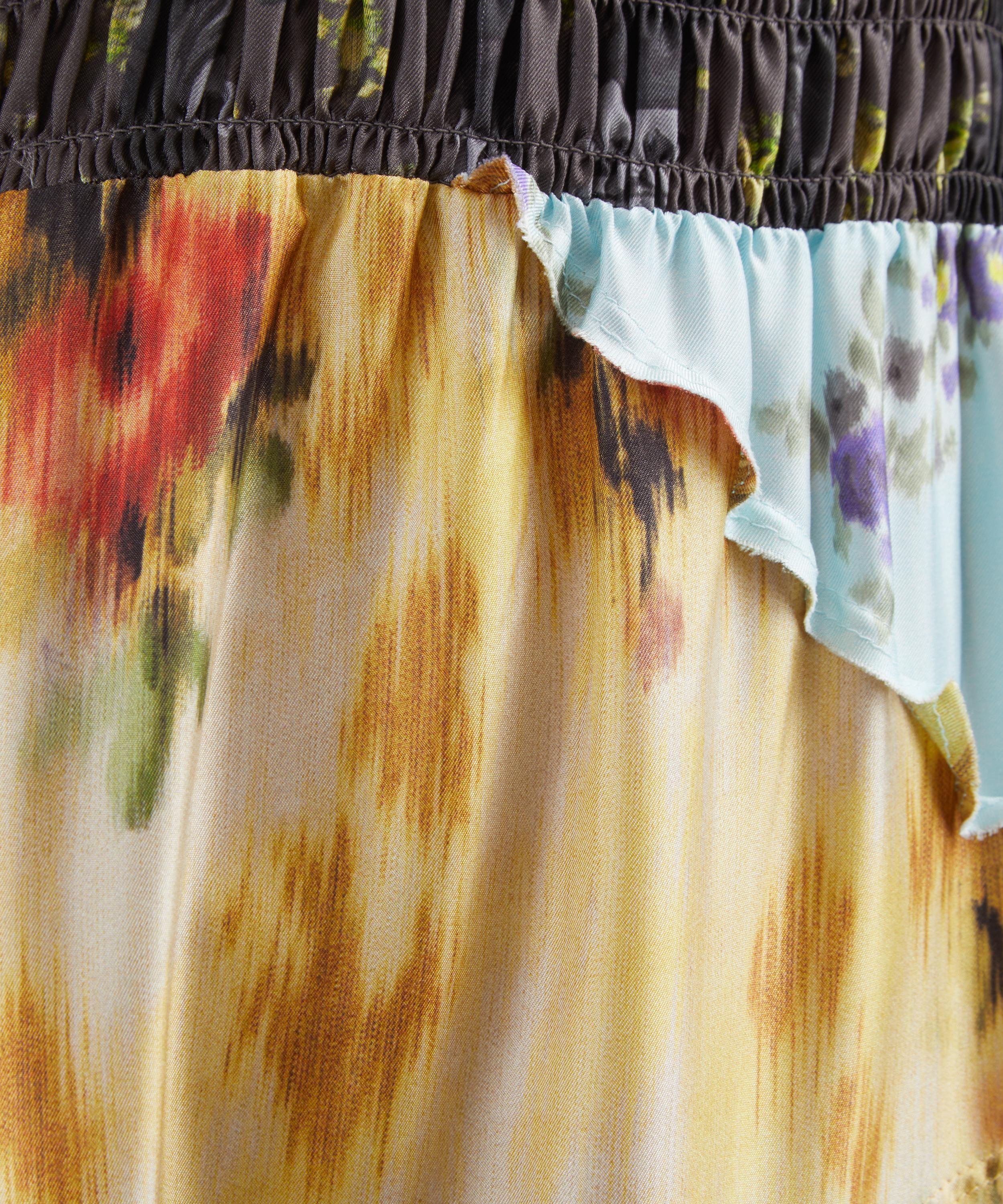 Ganni - Multi Printed Silk Dress image number 4
