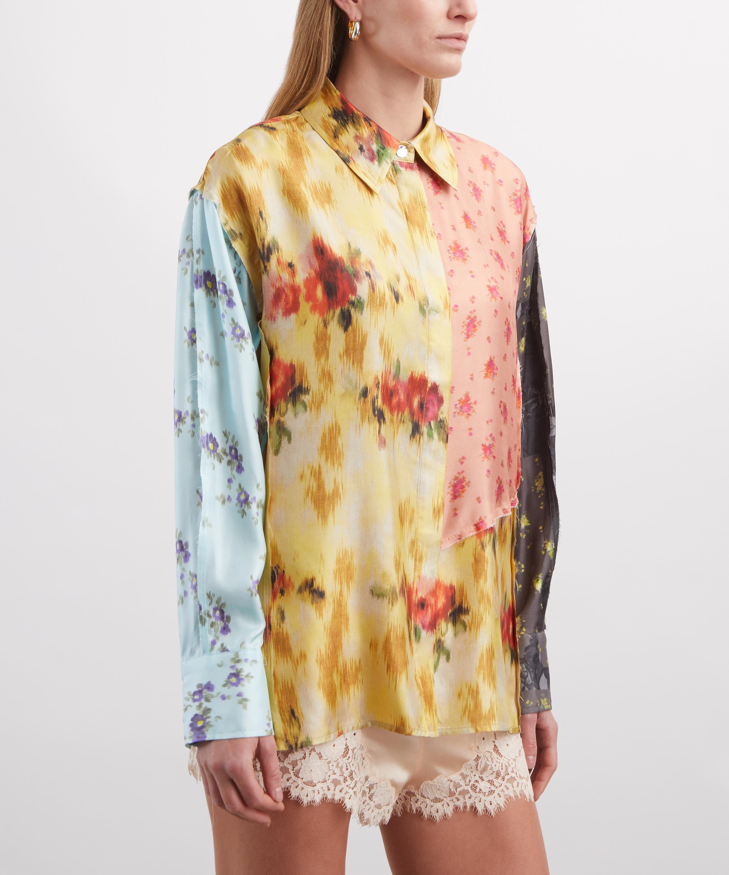 Ganni - Multi Printed Silk Shirt image number 2
