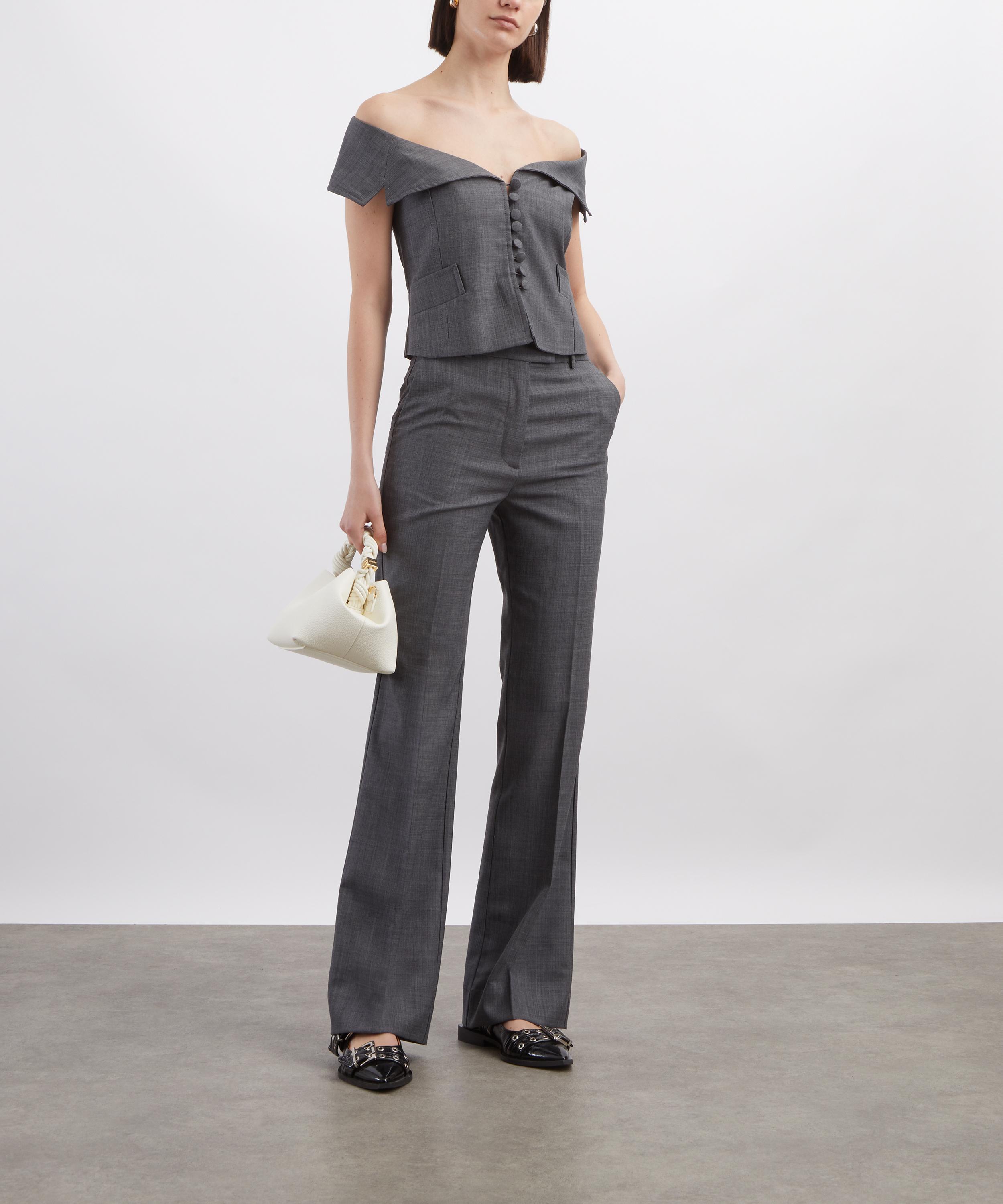 Ganni - Wool Melange Suiting Vest image number 1