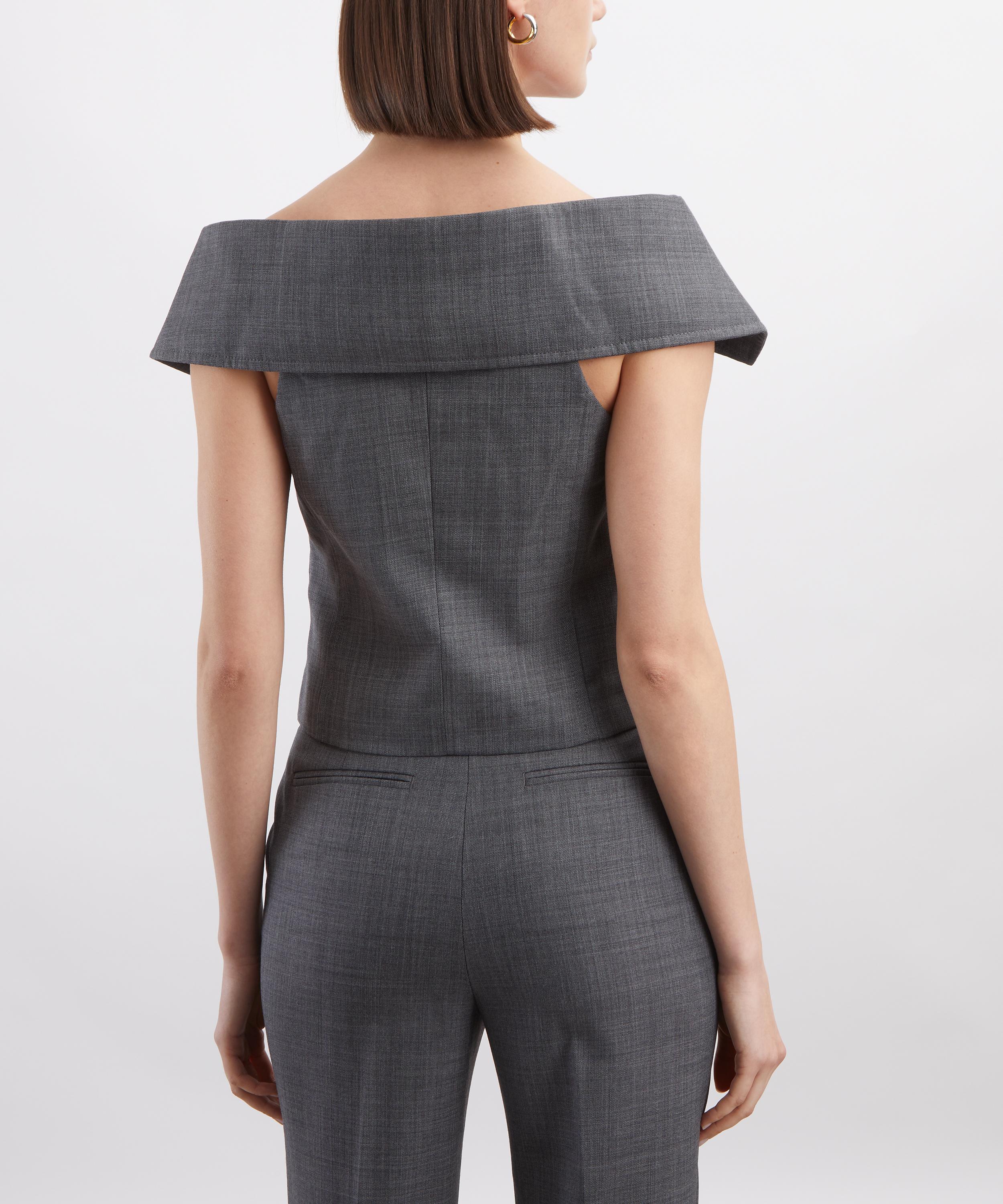 Ganni - Wool Melange Suiting Vest image number 3