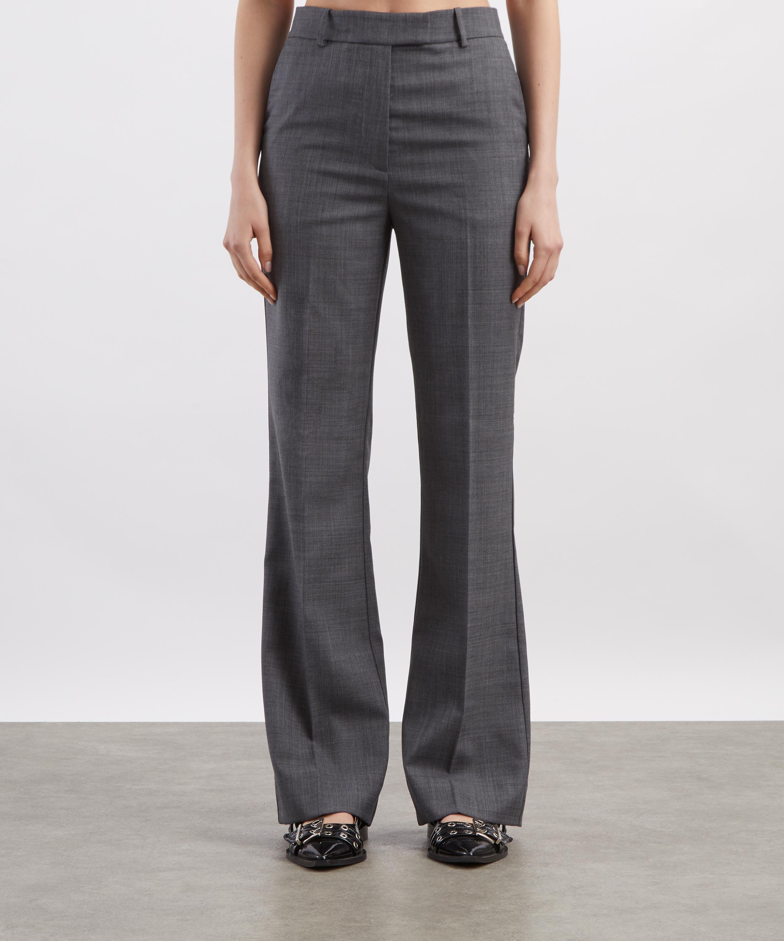 Ganni - Wool Melange Suiting Straight Pants image number 2