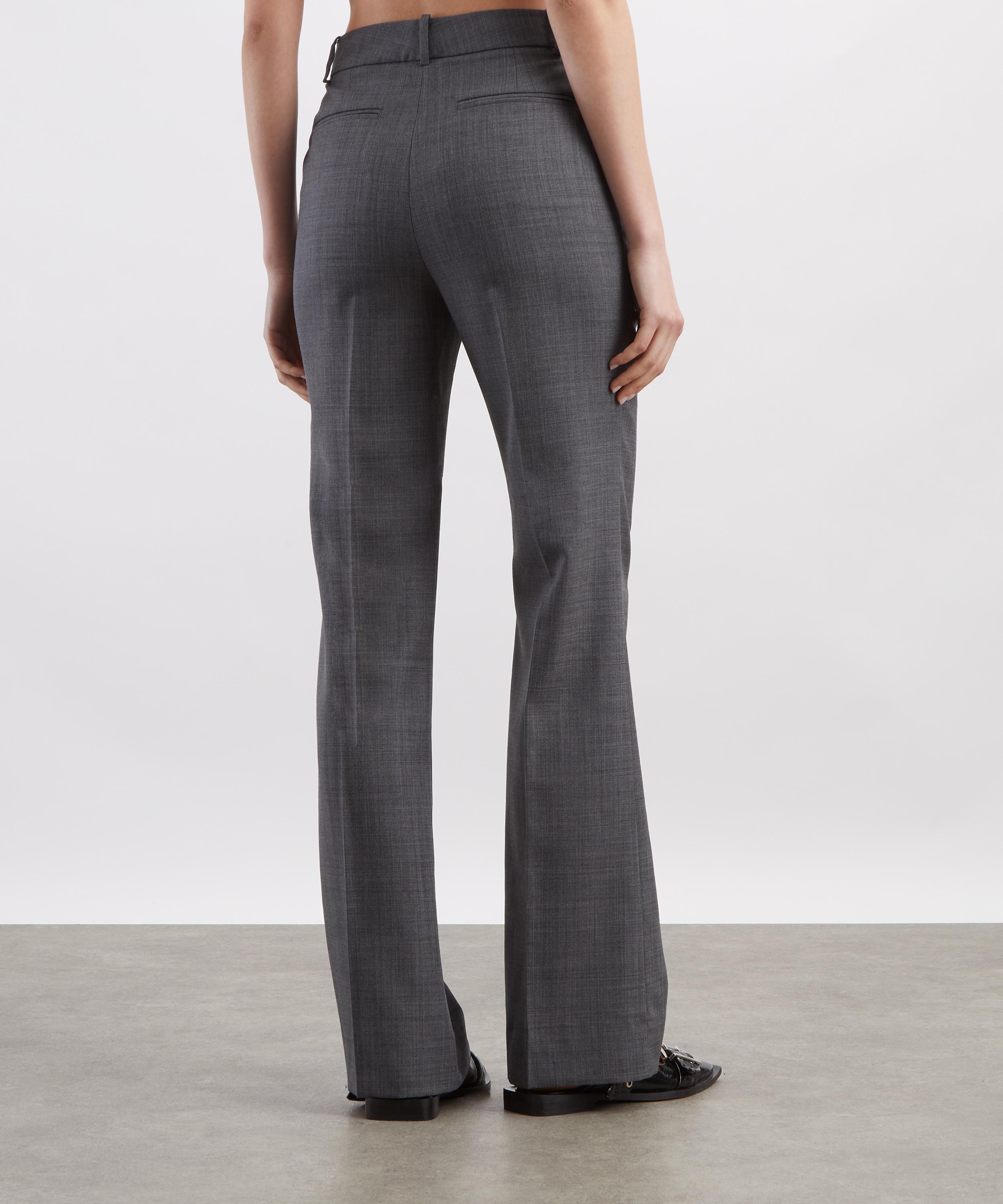 Ganni - Wool Melange Suiting Straight Pants image number 3