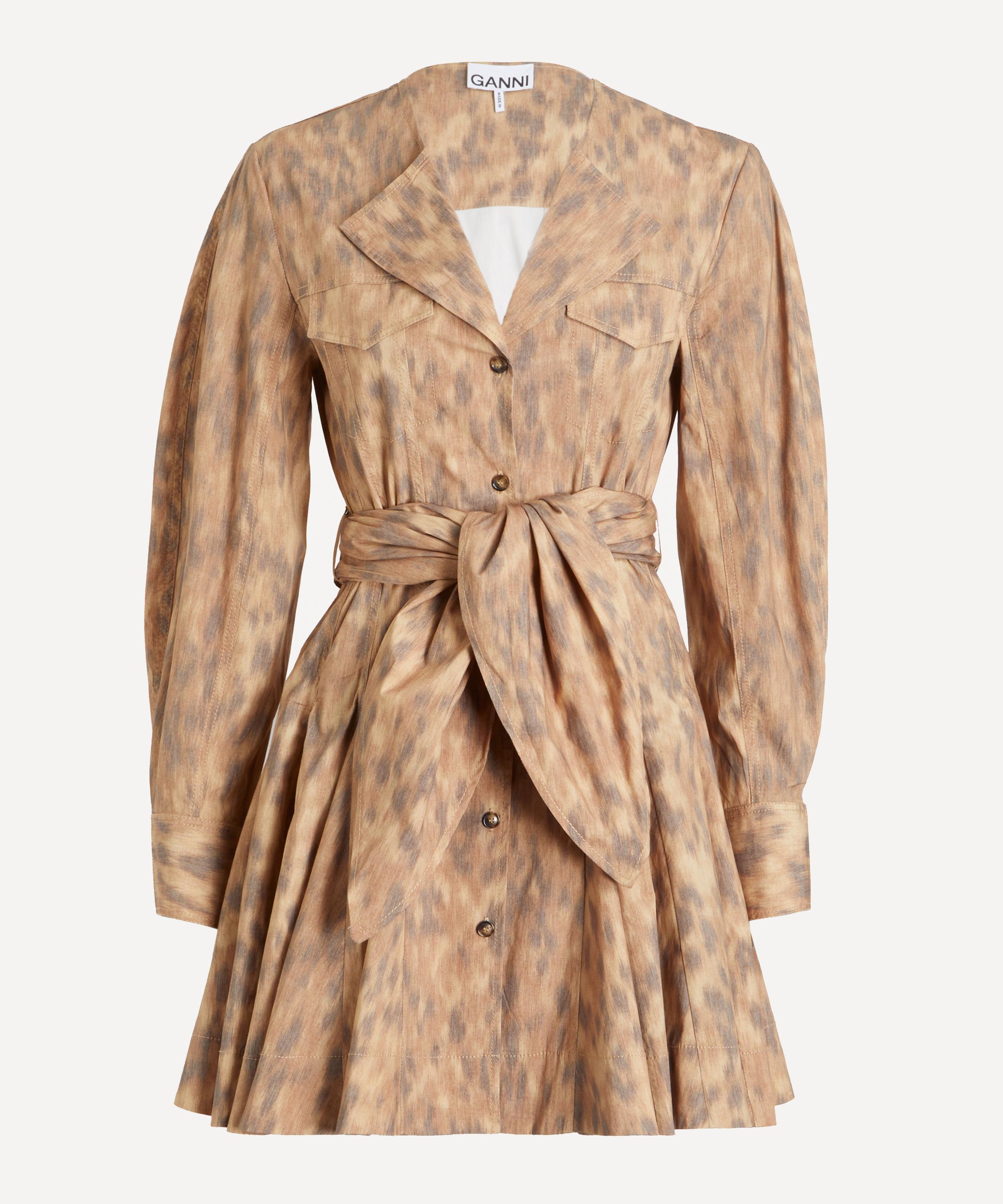 Ganni - Stretch Cotton Shirt Dress