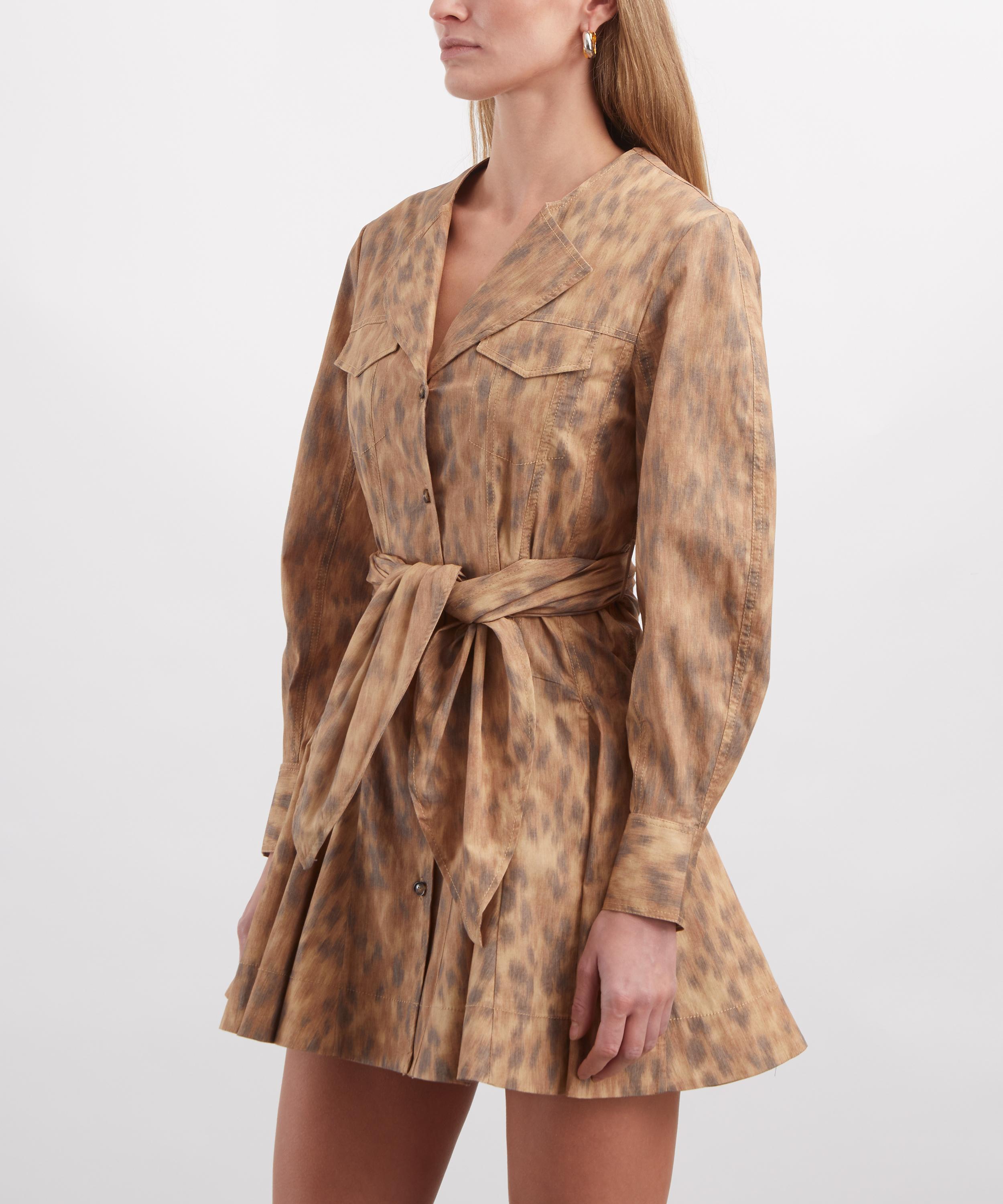 Ganni - Stretch Cotton Shirt Dress image number 2