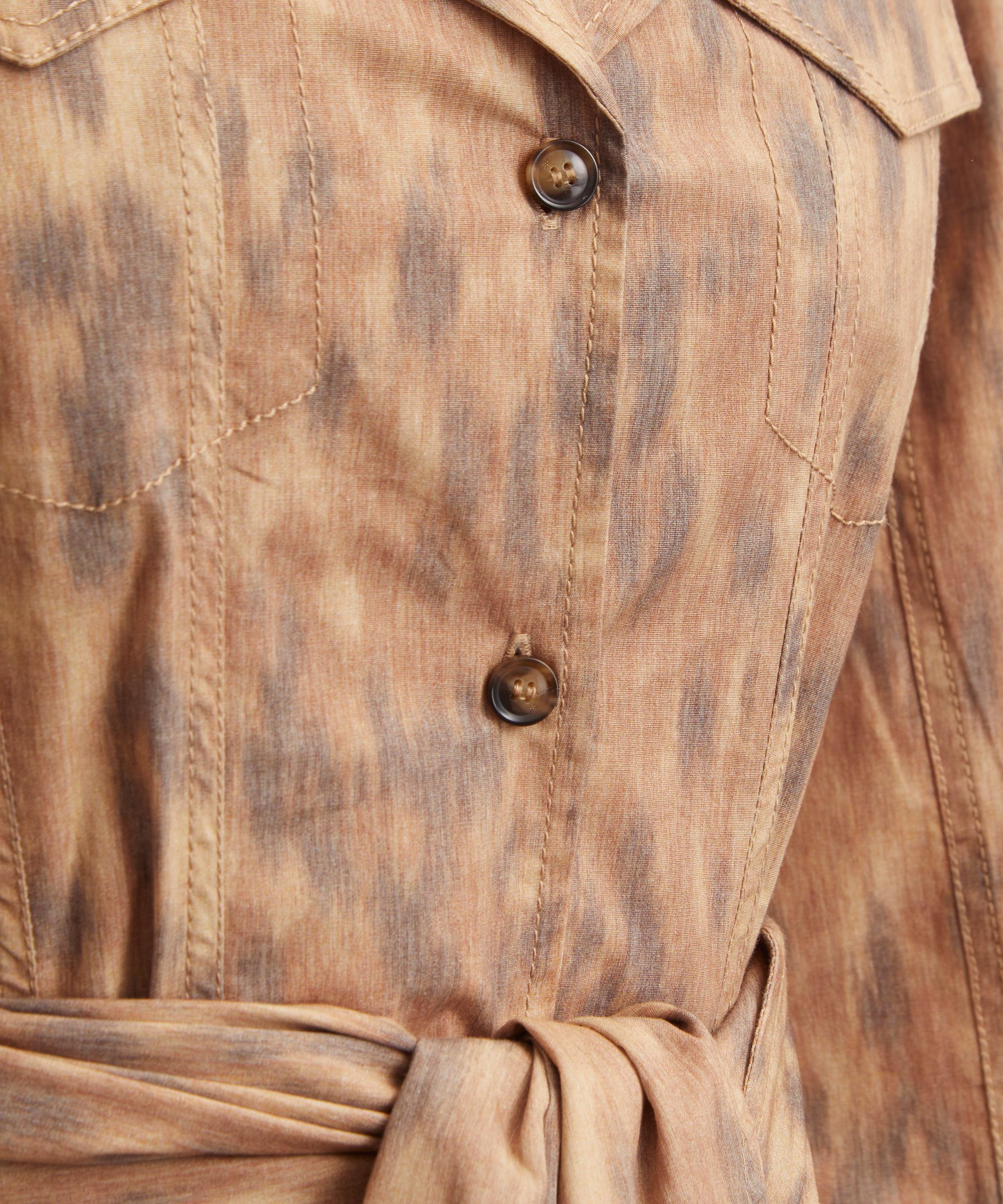 Ganni - Stretch Cotton Shirt Dress image number 4