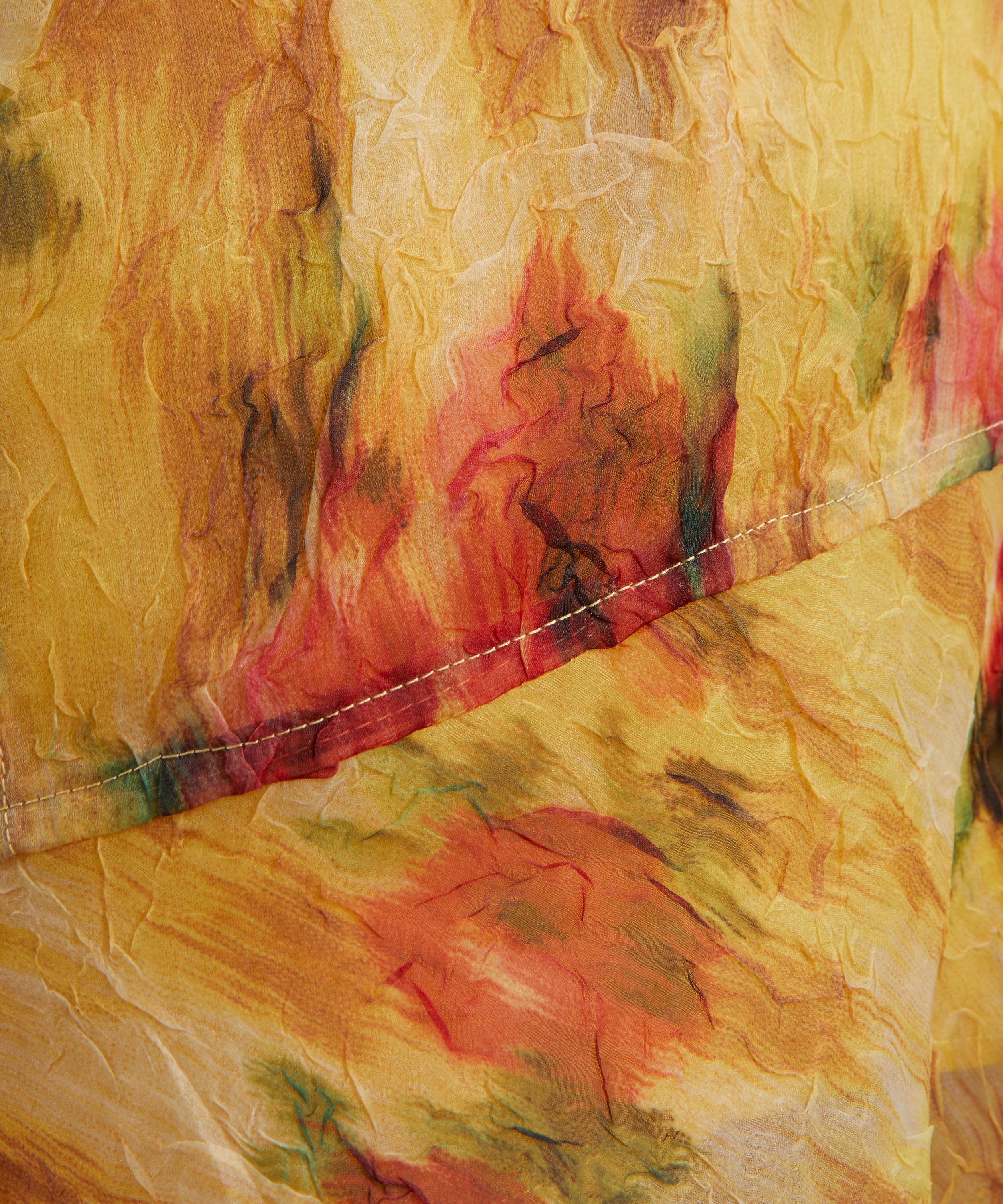 Ganni - Shibori Organza Fluid Skirt image number 4