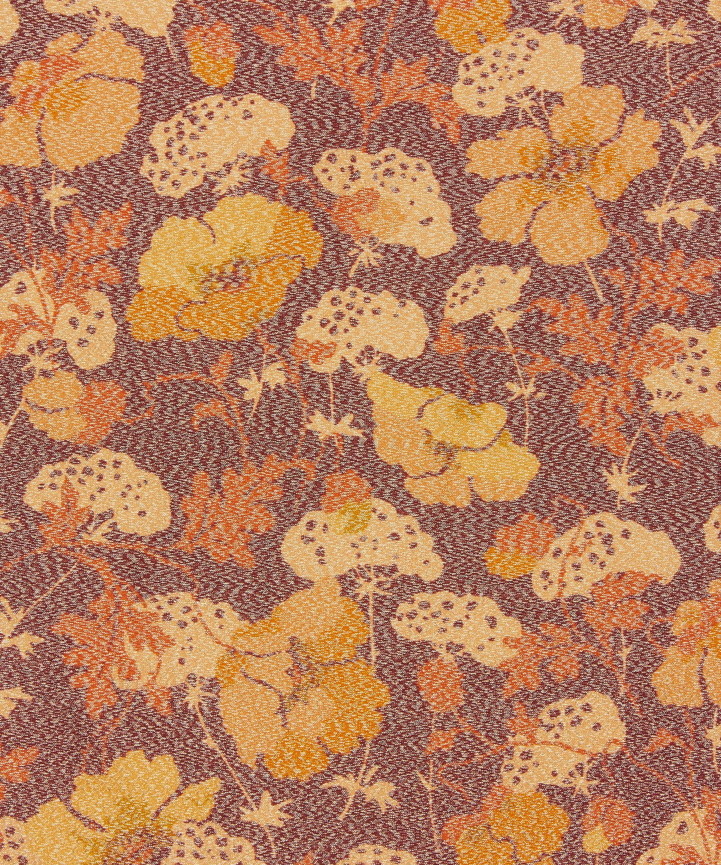 Liberty - Lawrence Poppies Codrington Silk Lurex