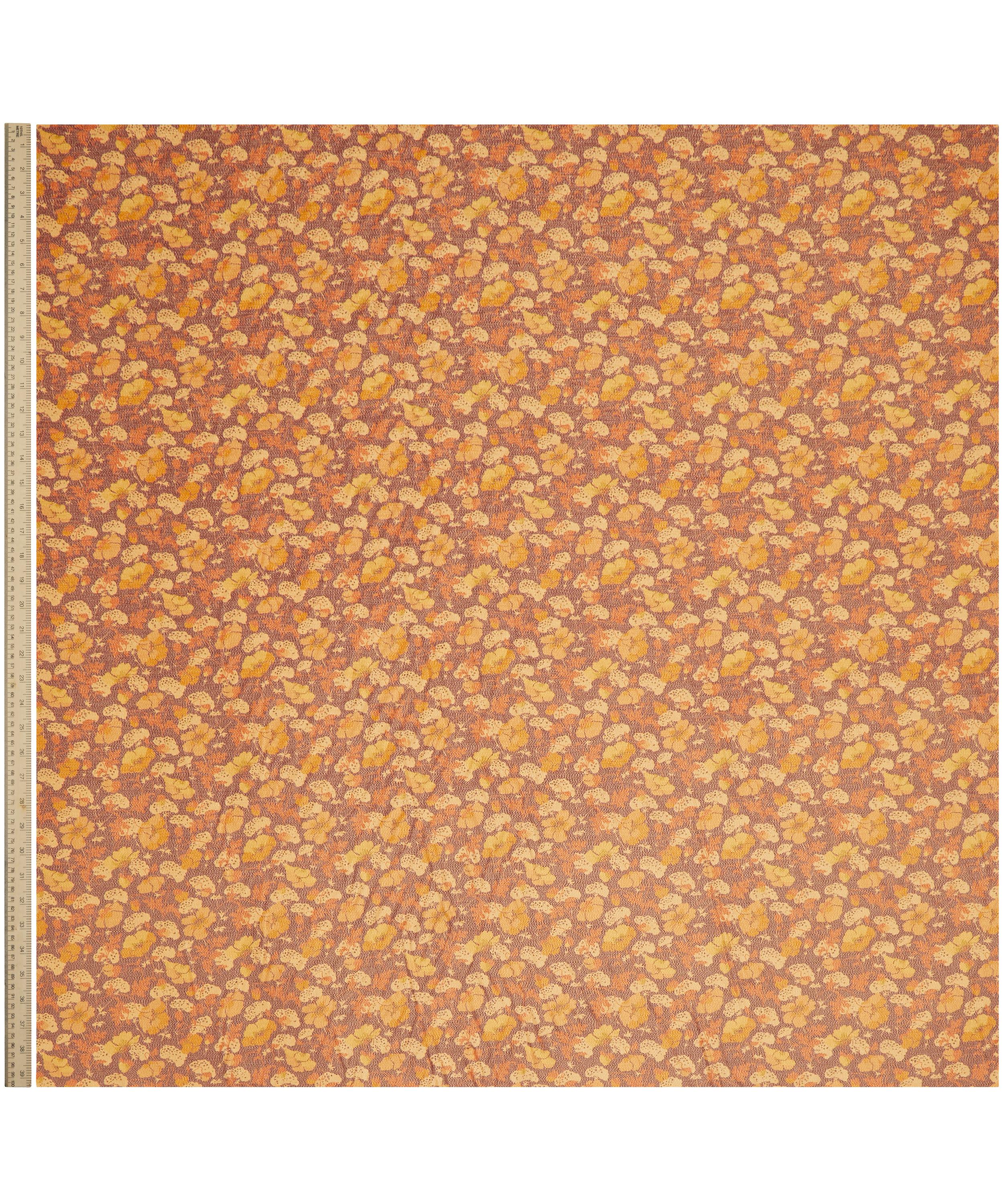 Liberty - Lawrence Poppies Codrington Silk Lurex image number 1