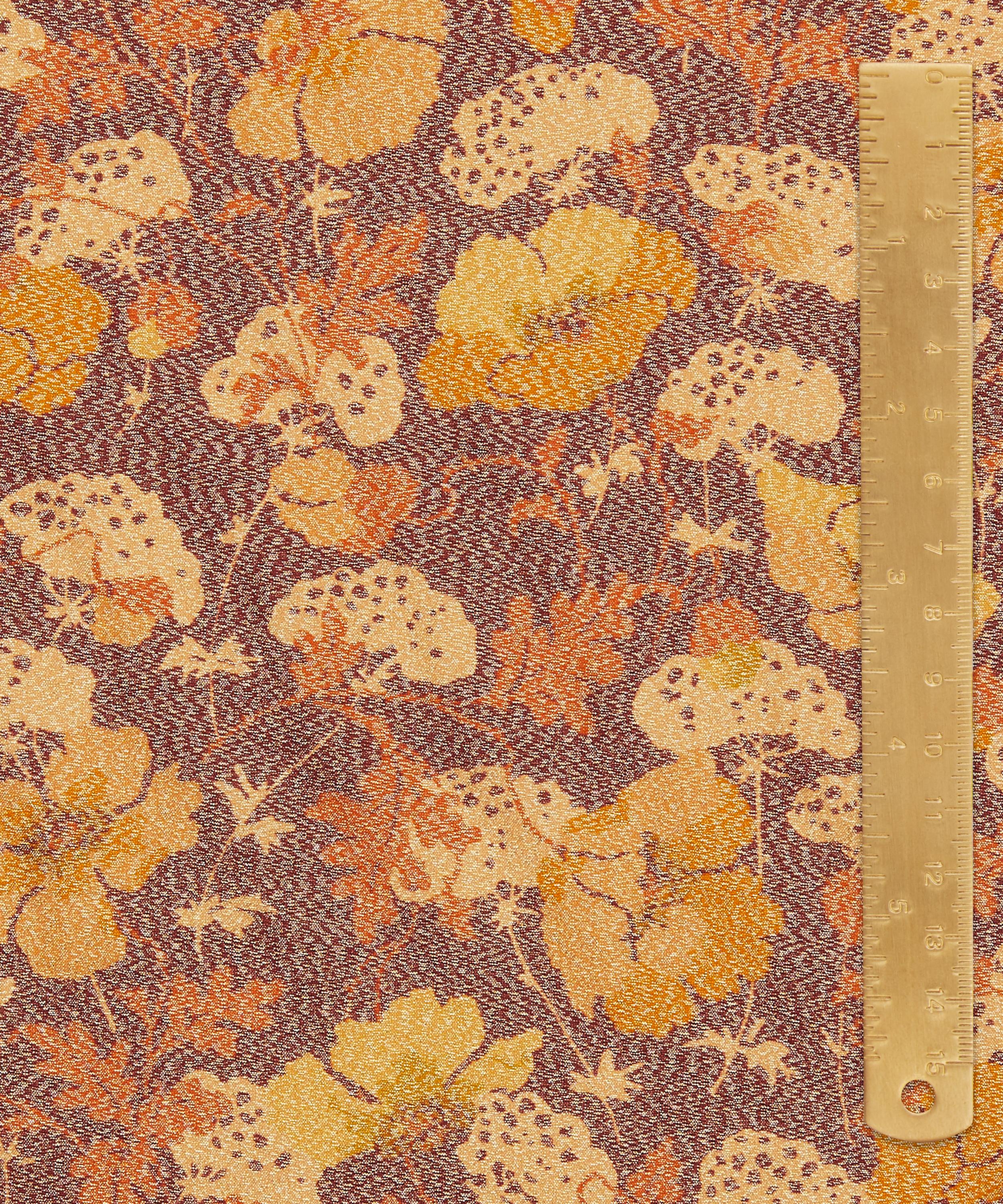 Liberty - Lawrence Poppies Codrington Silk Lurex image number 4