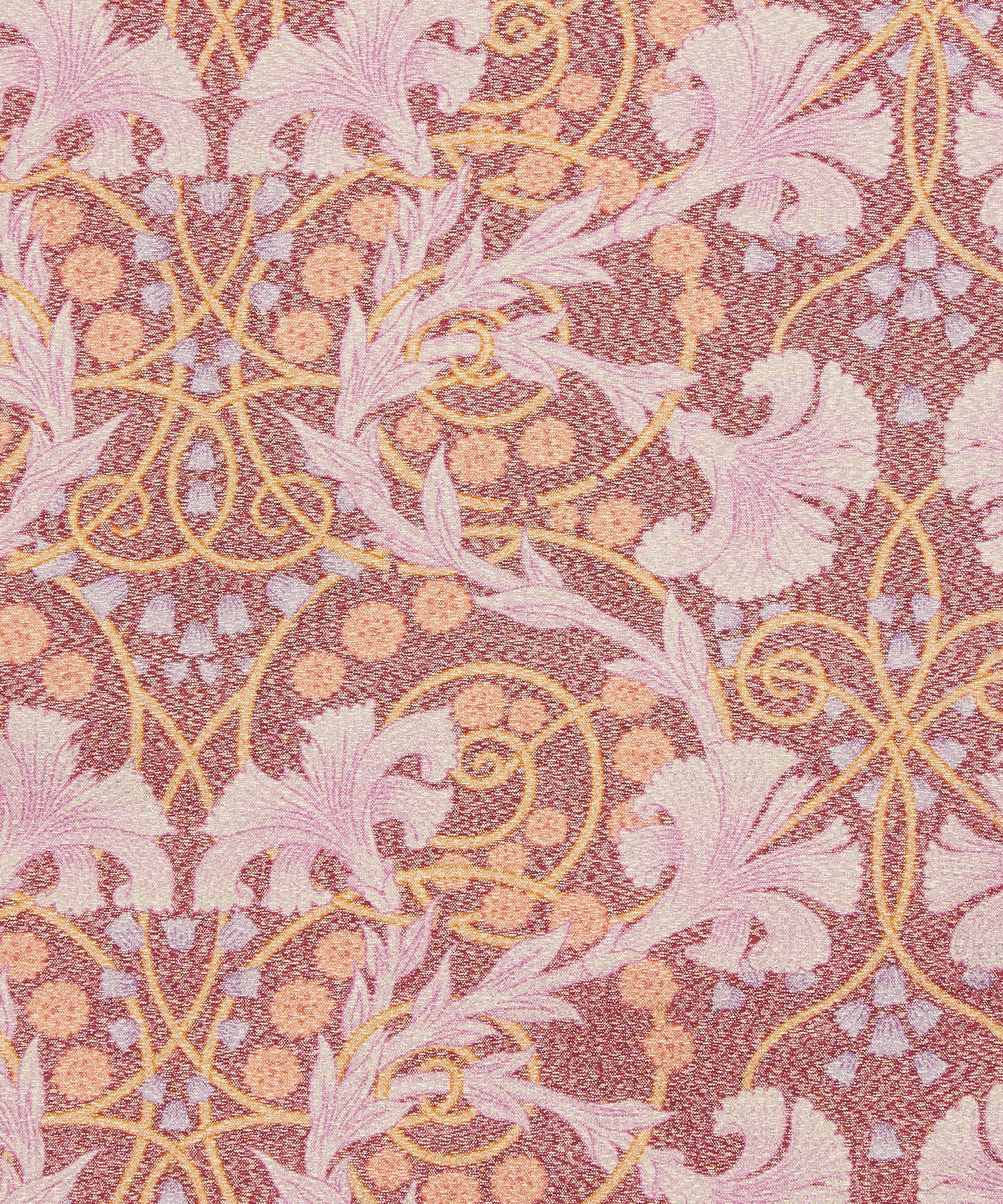 Liberty - Faulkner Carnations Codrington Silk Lurex image number 0