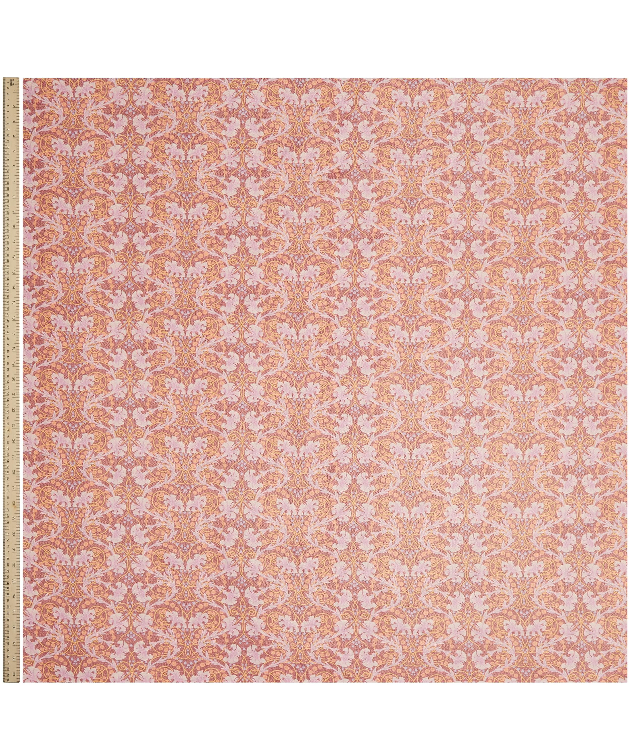 Liberty - Faulkner Carnations Codrington Silk Lurex image number 1