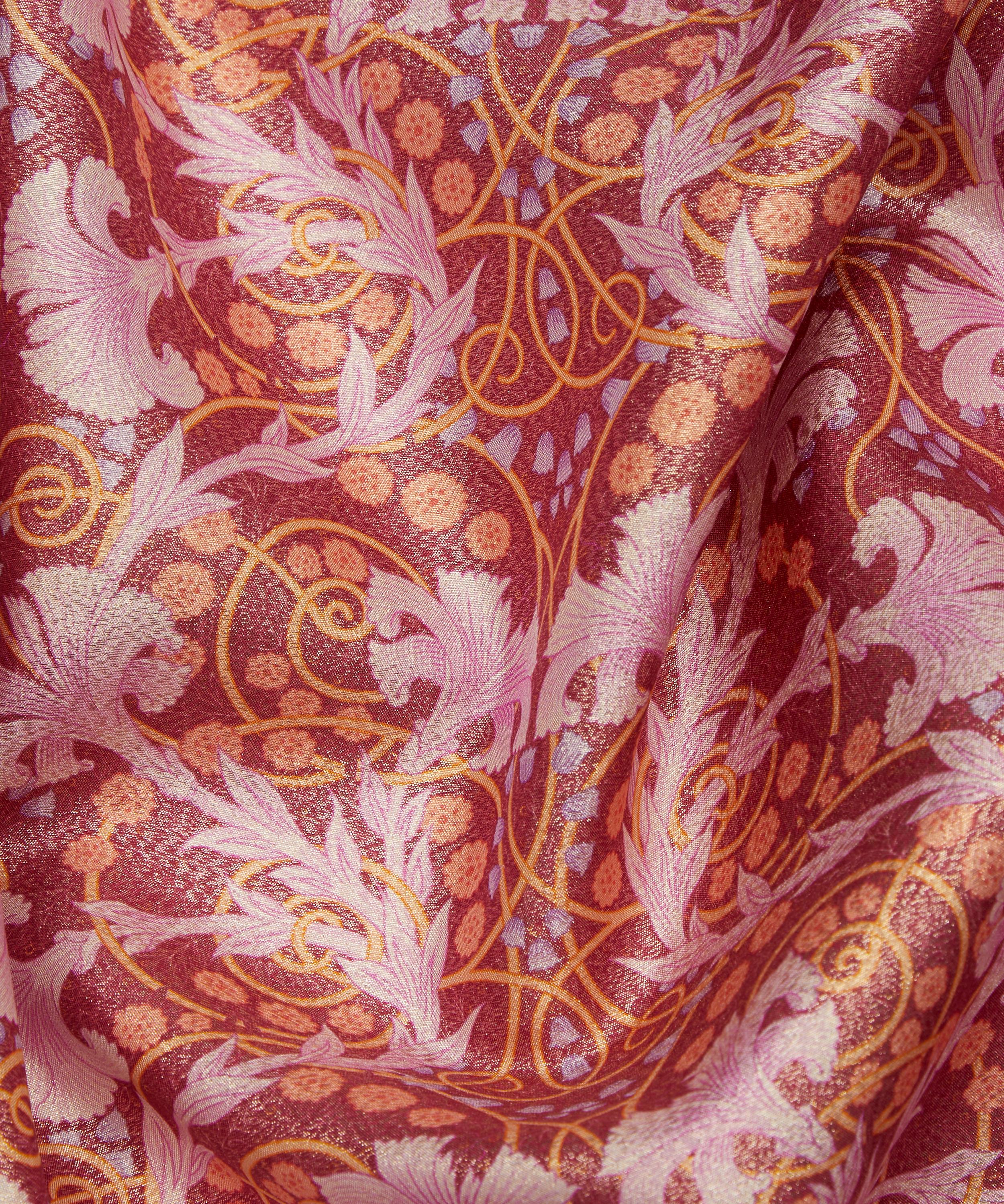 Liberty - Faulkner Carnations Codrington Silk Lurex image number 3