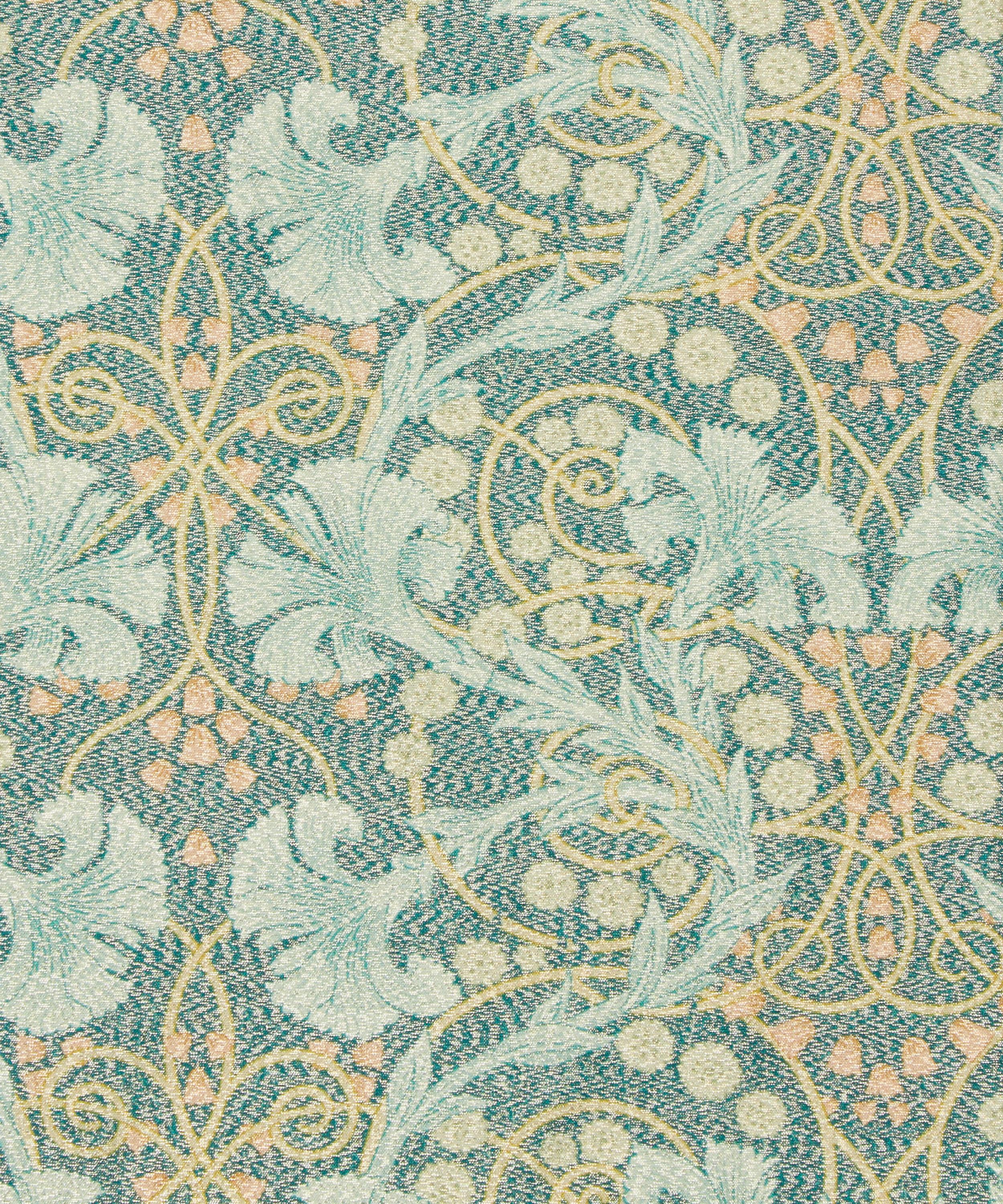 Liberty - Faulkner Carnations Codrington Silk Lurex