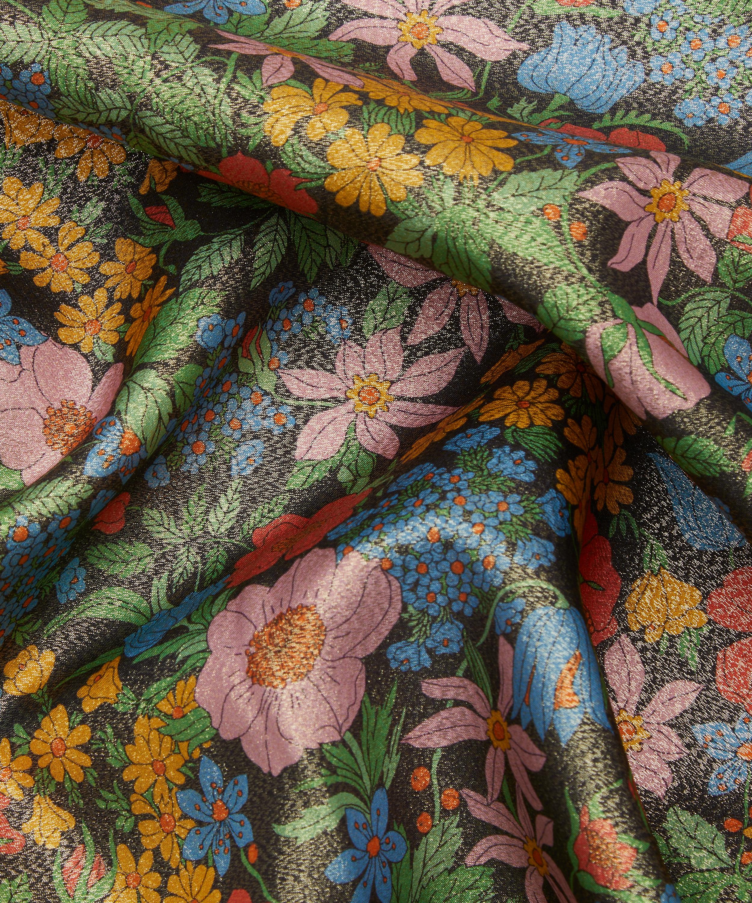 Liberty - Clarabell Meadow Codrington Silk Lurex image number 3