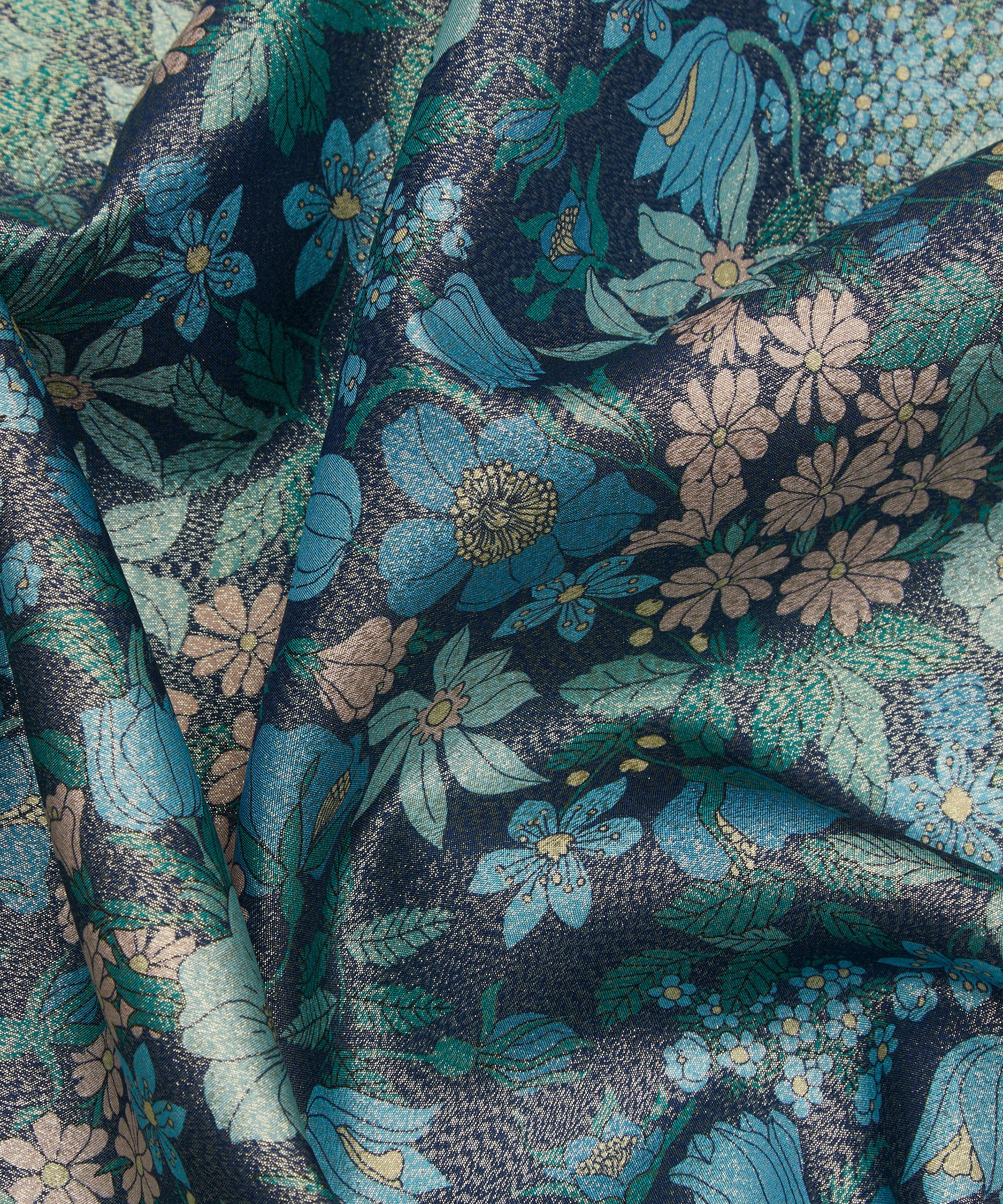 Liberty - Clarabell Meadow Codrington Silk Lurex image number 3