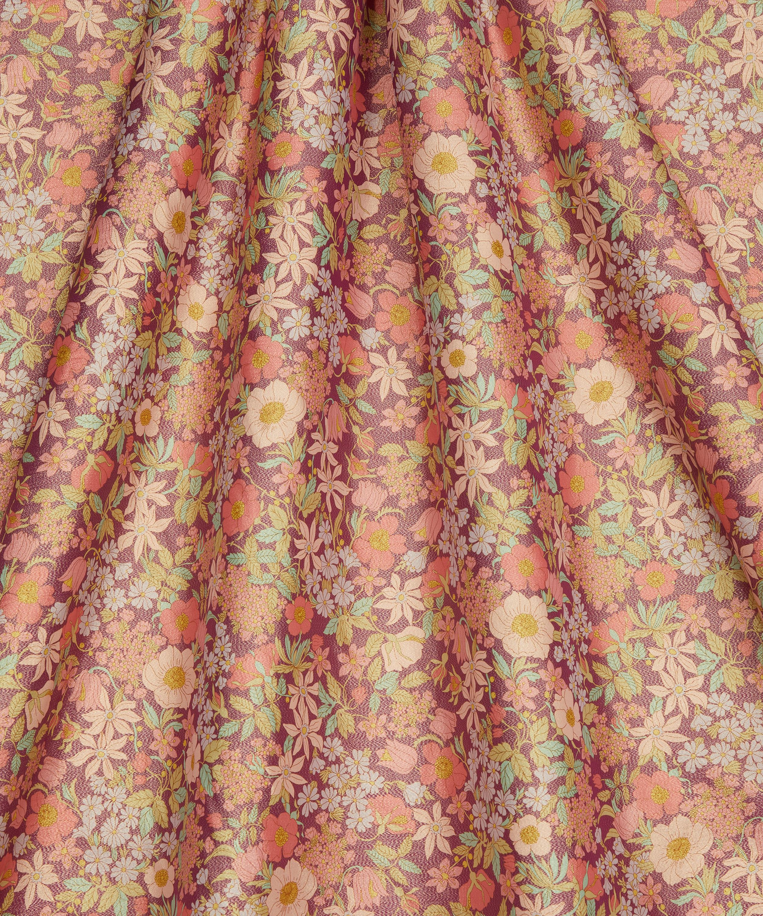 Liberty - Clarabell Meadow Codrington Silk Lurex image number 2