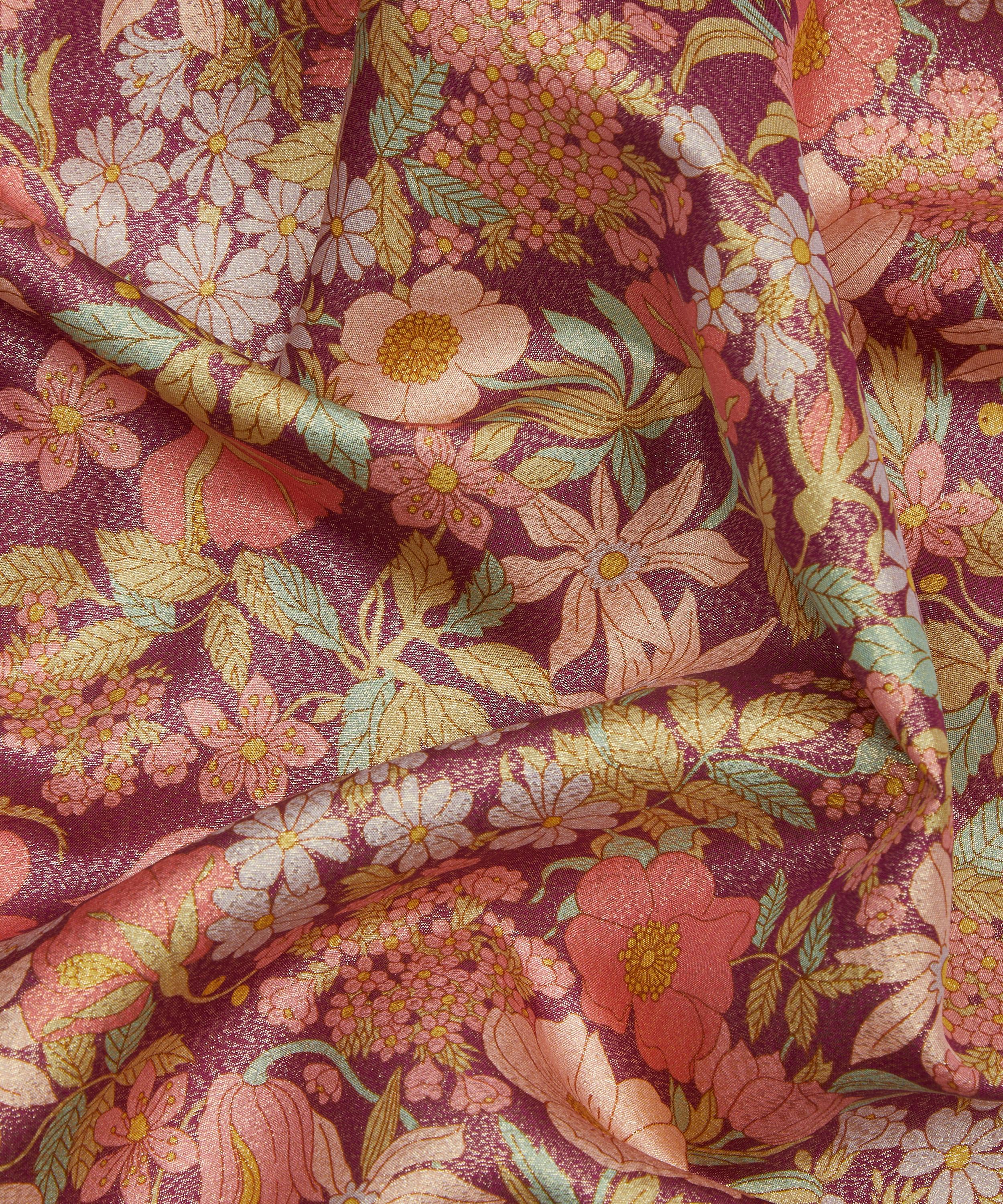 Liberty - Clarabell Meadow Codrington Silk Lurex image number 3