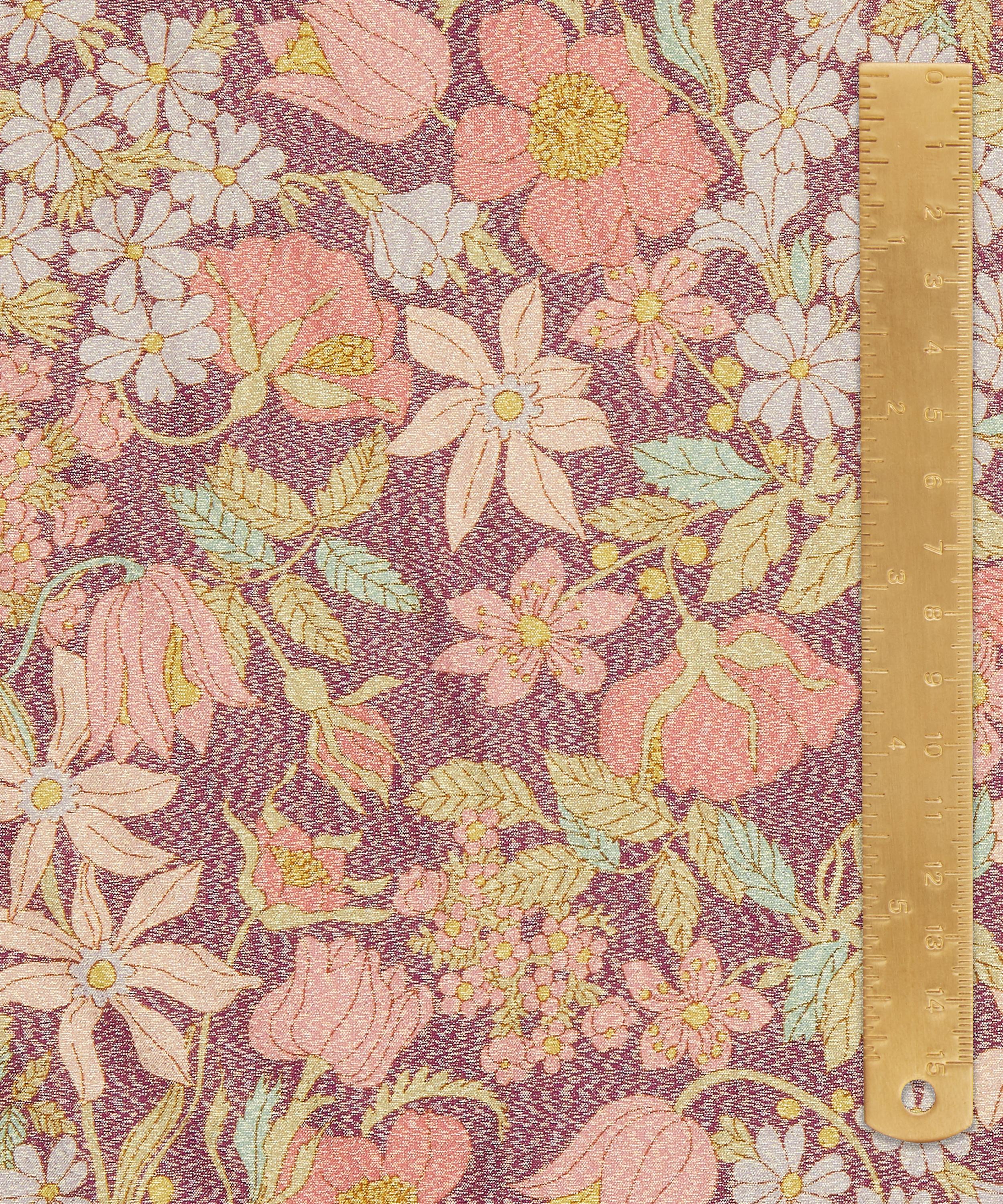 Liberty - Clarabell Meadow Codrington Silk Lurex image number 4
