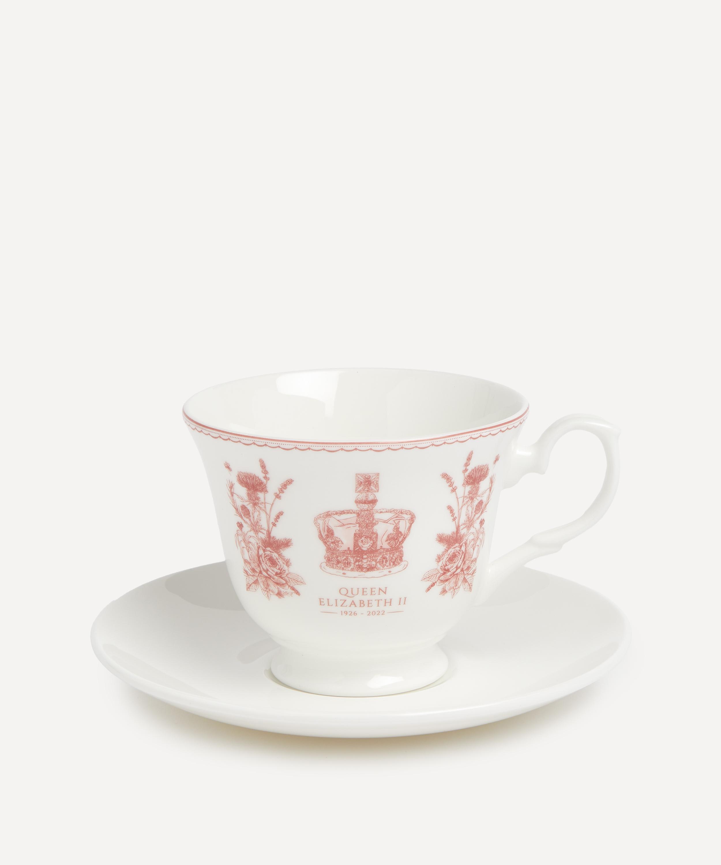 Victoria Eggs - Queen Elizabeth II Commemorative Cup and Saucer Set