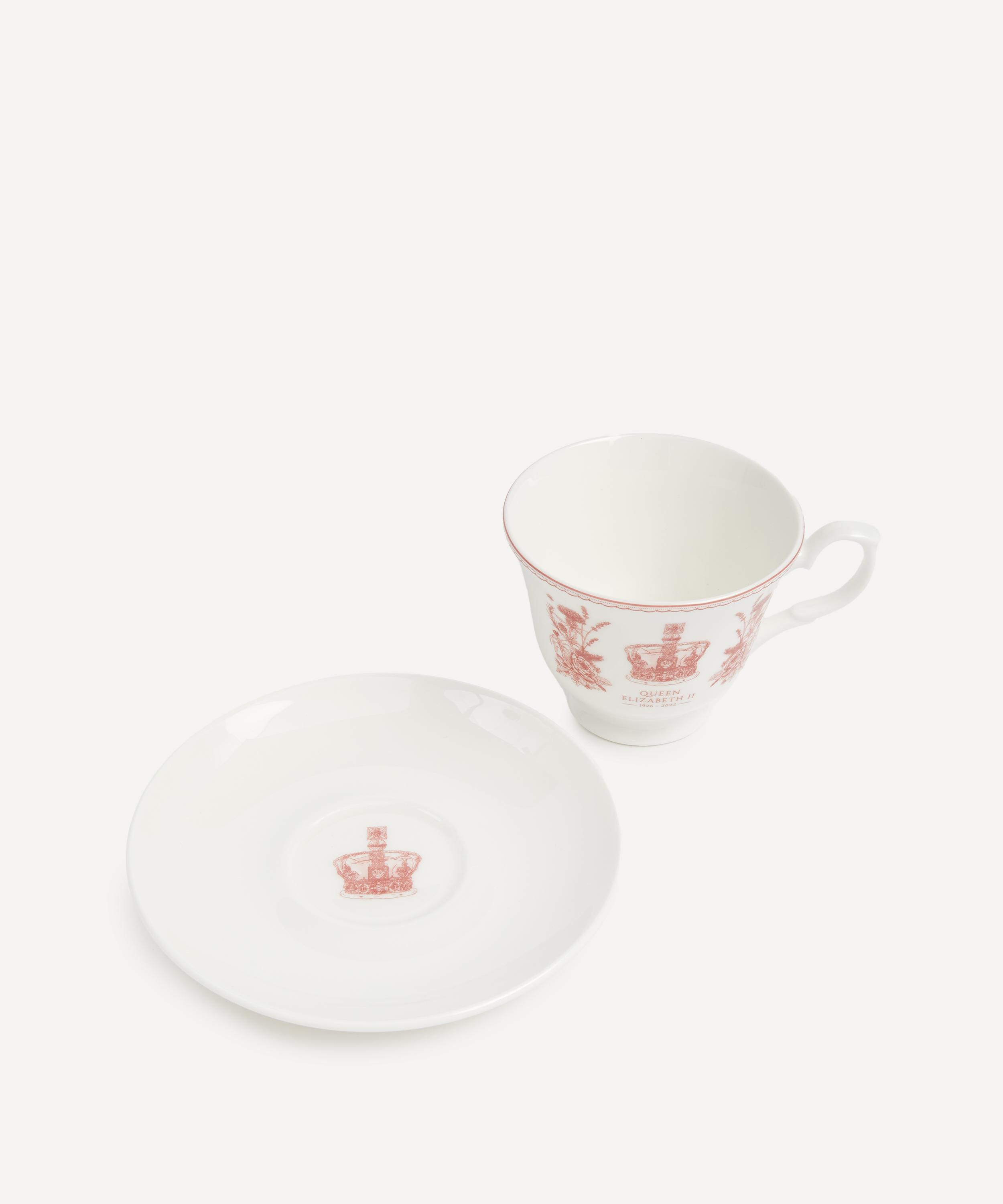 Victoria Eggs - Queen Elizabeth II Commemorative Cup and Saucer Set image number 2