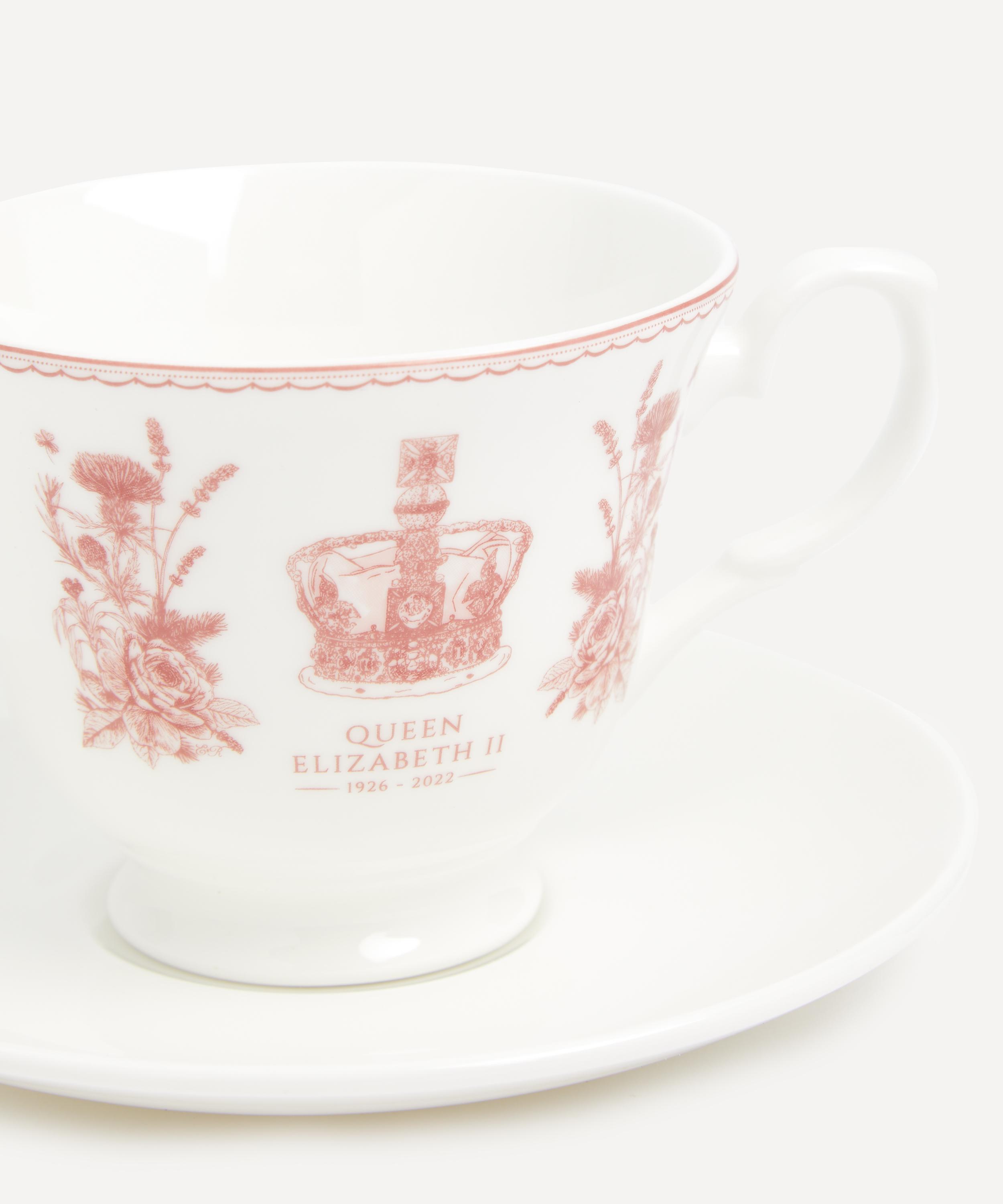 Victoria Eggs - Queen Elizabeth II Commemorative Cup and Saucer Set image number 3