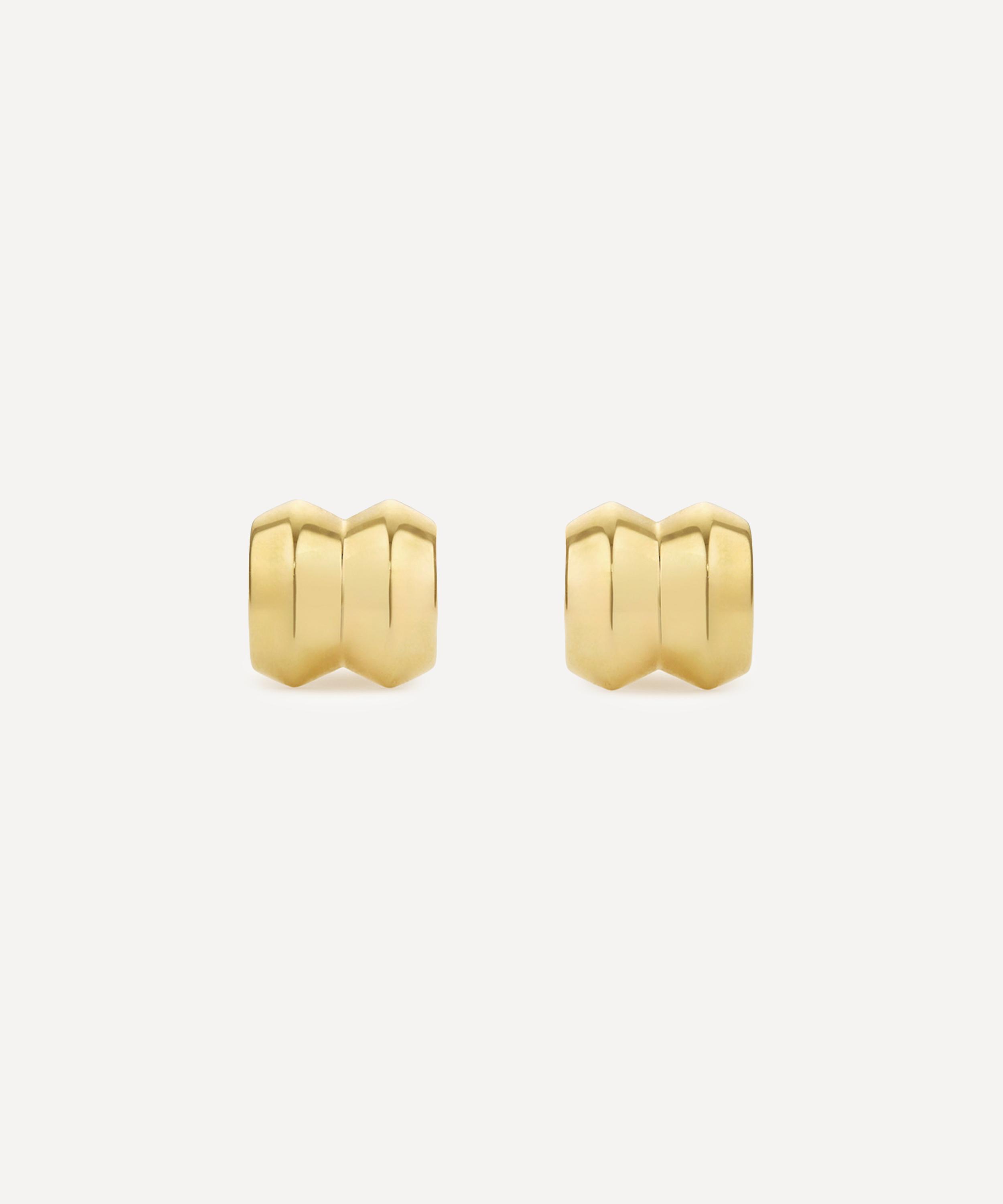 Dinny Hall - 18ct Gold-Plated Vermeil Silver Iceni Warrior Stud Earrings image number 2