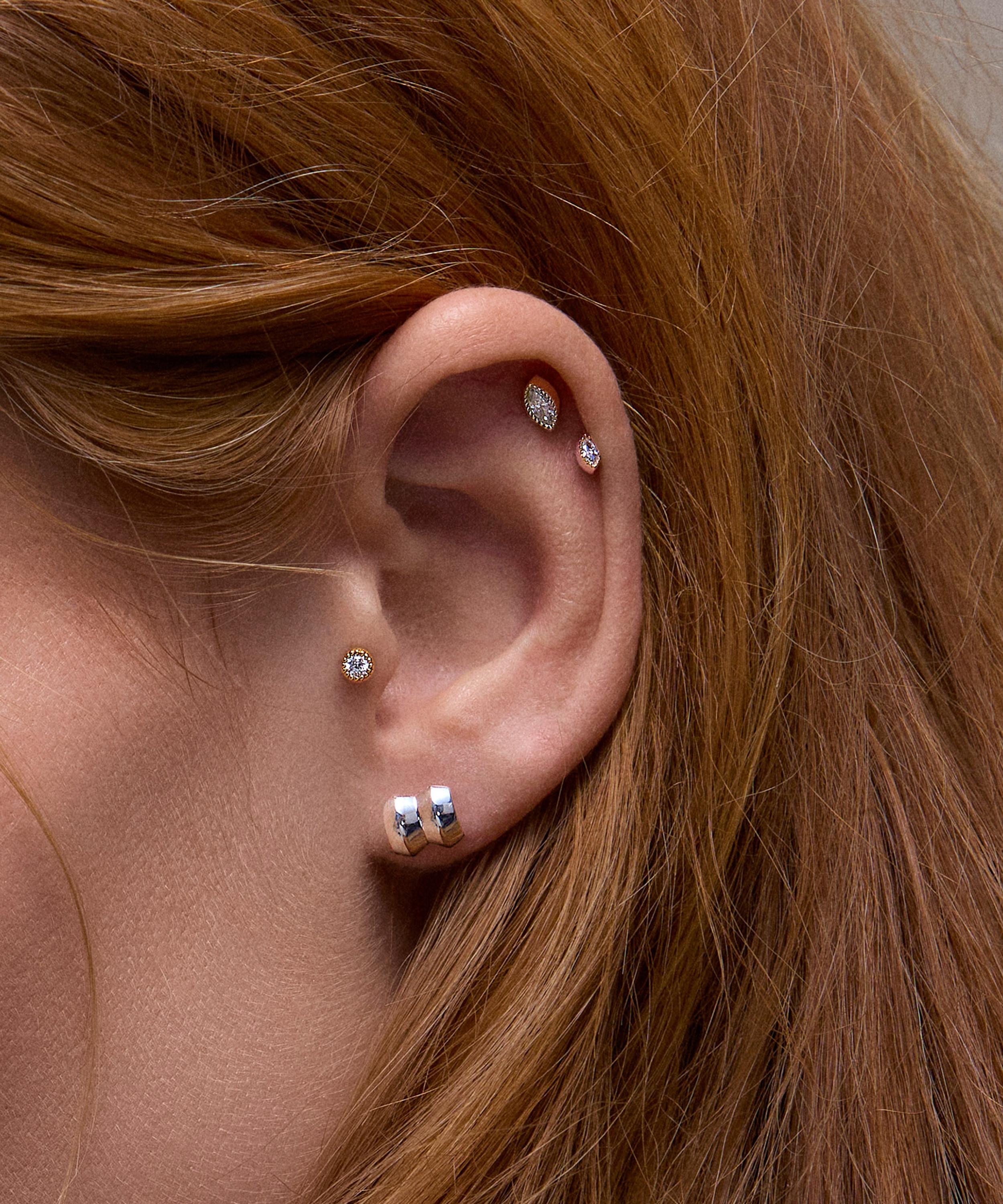 Dinny Hall - Sterling Silver Iceni Warrior Stud Earrings image number 1