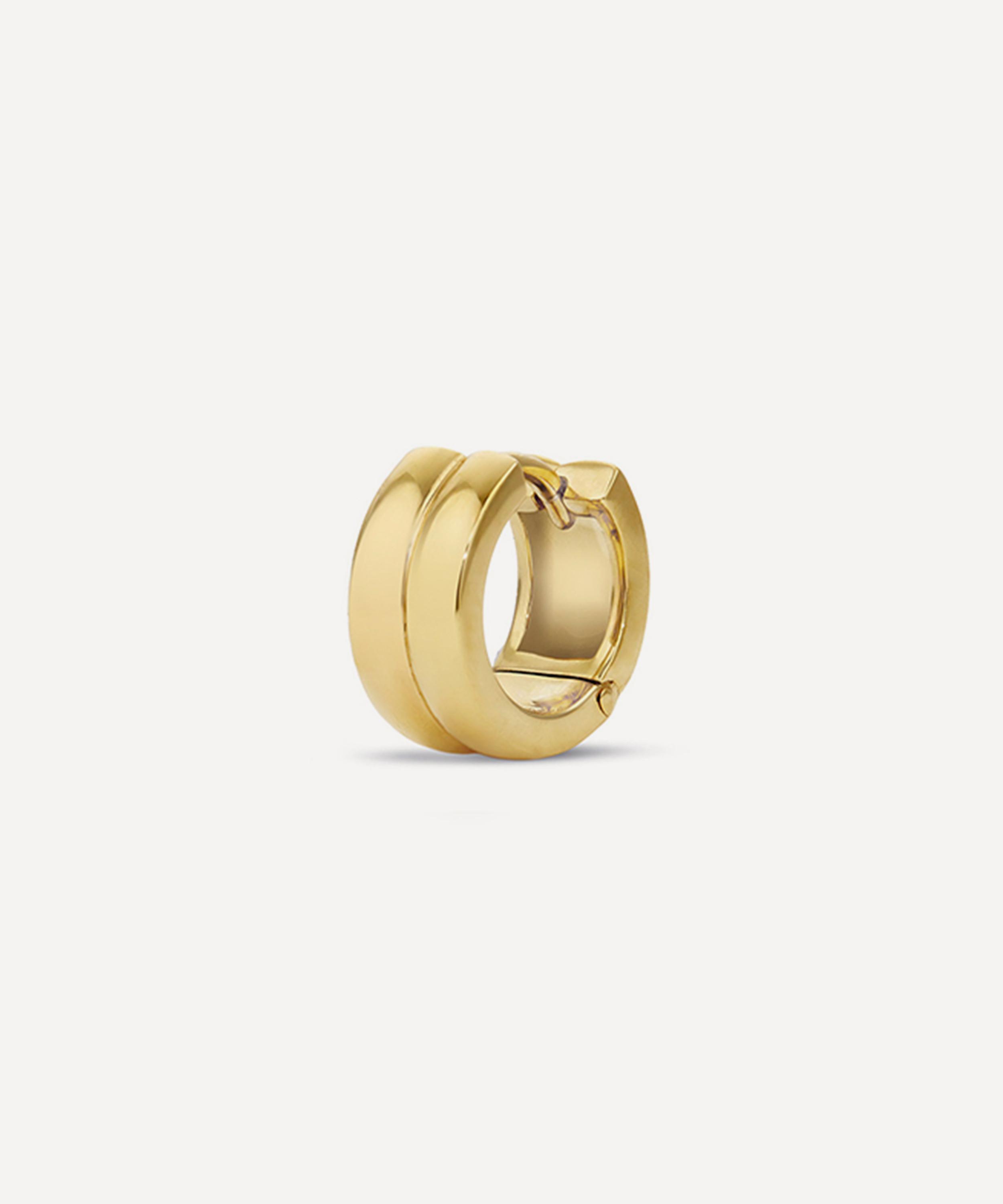Dinny Hall - 18ct Gold-Plated Vermeil Silver Iceni Warrior Huggie Hoop Earrings