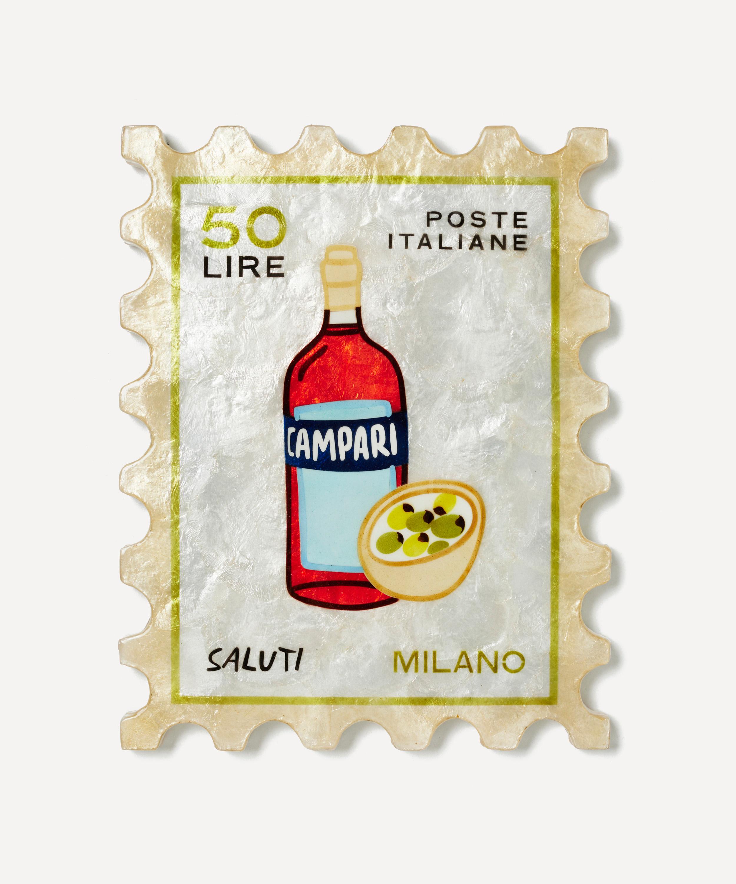 Jones & Co - Campari Stamp Tile Art
