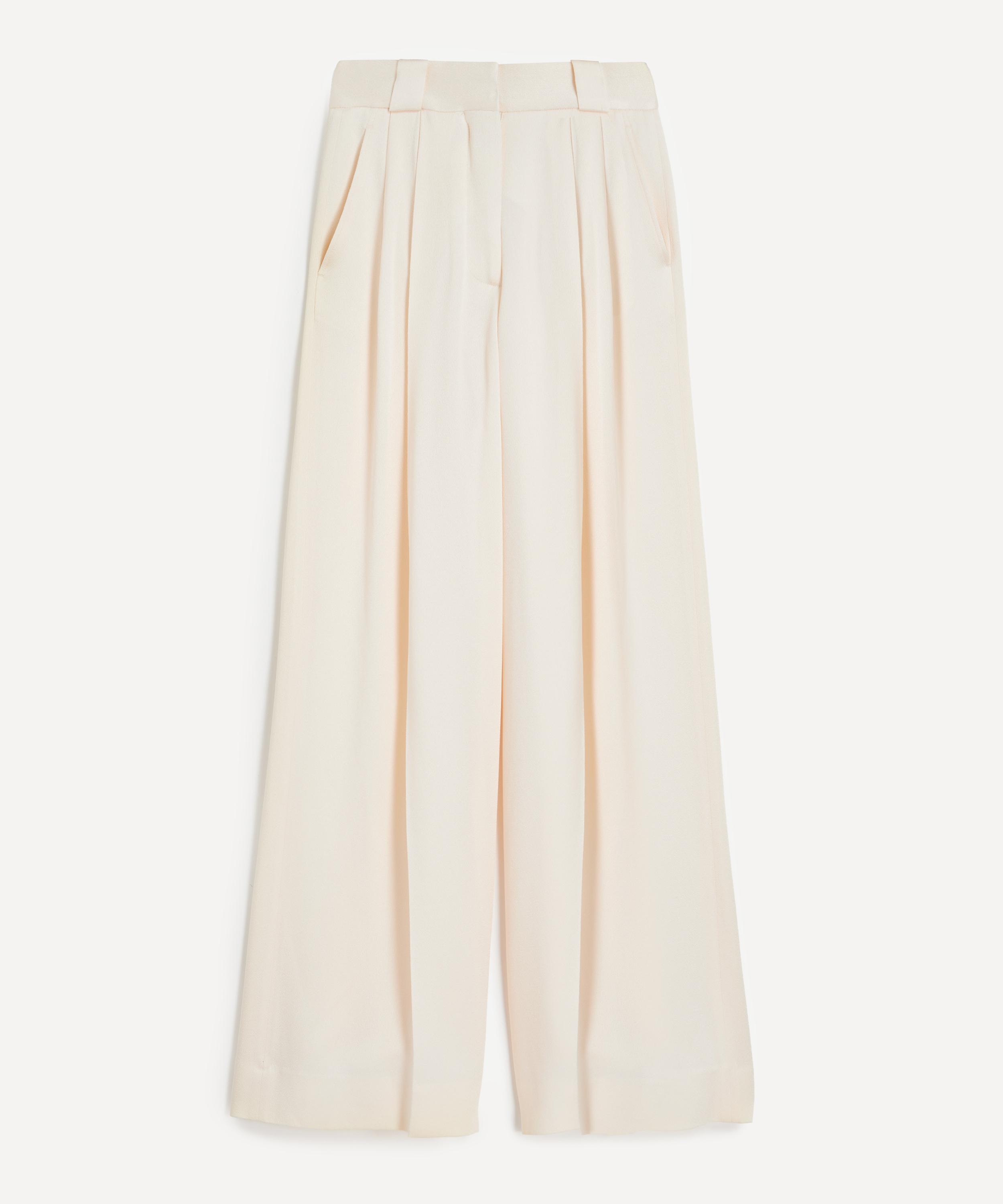 BLAZ&Eacute; Milano - Novalis Husi Ivory Palazzo Trousers