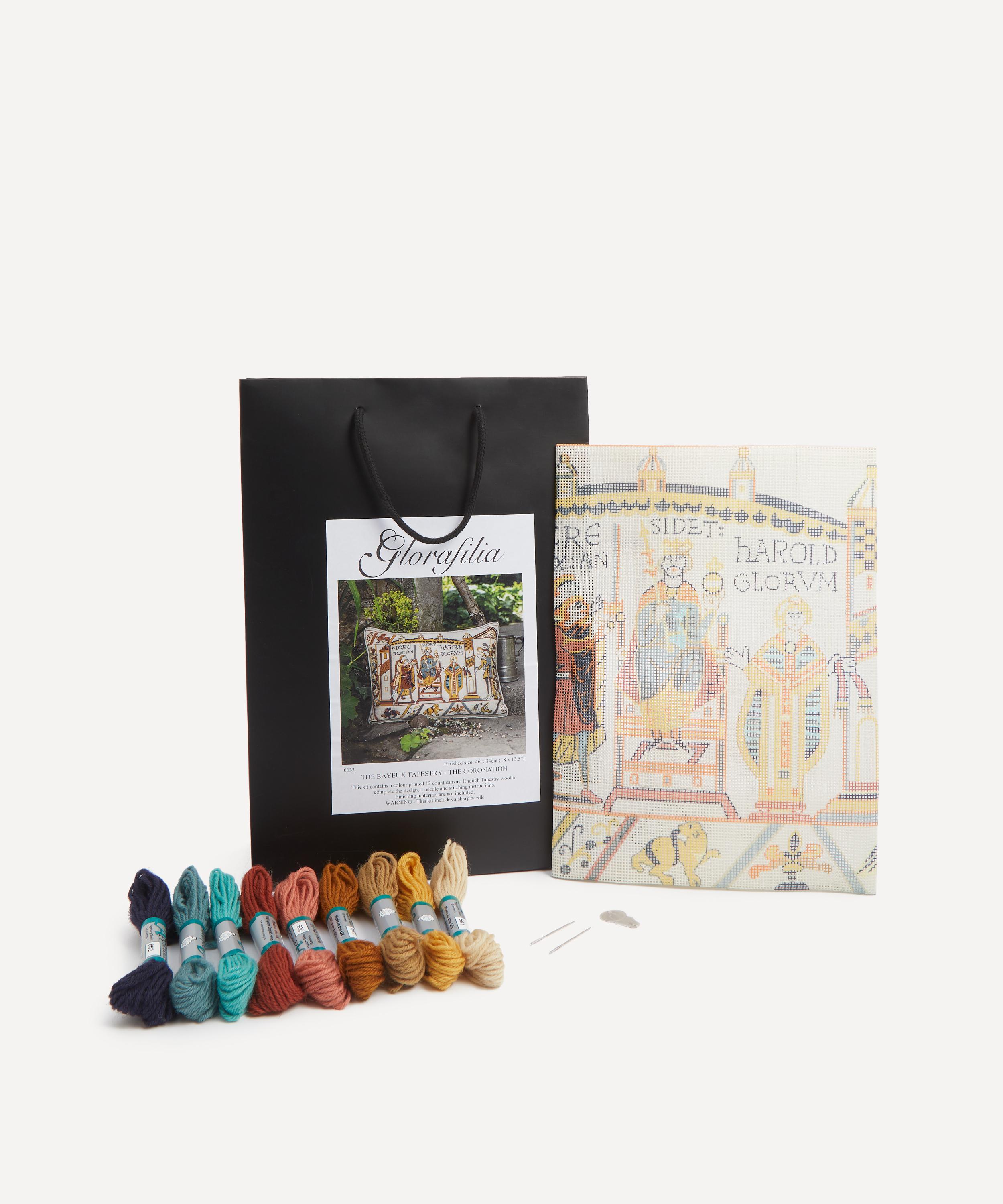 Glorafilia - Bayeaux Tapestry The Coronation of Harold Needlepoint Kit