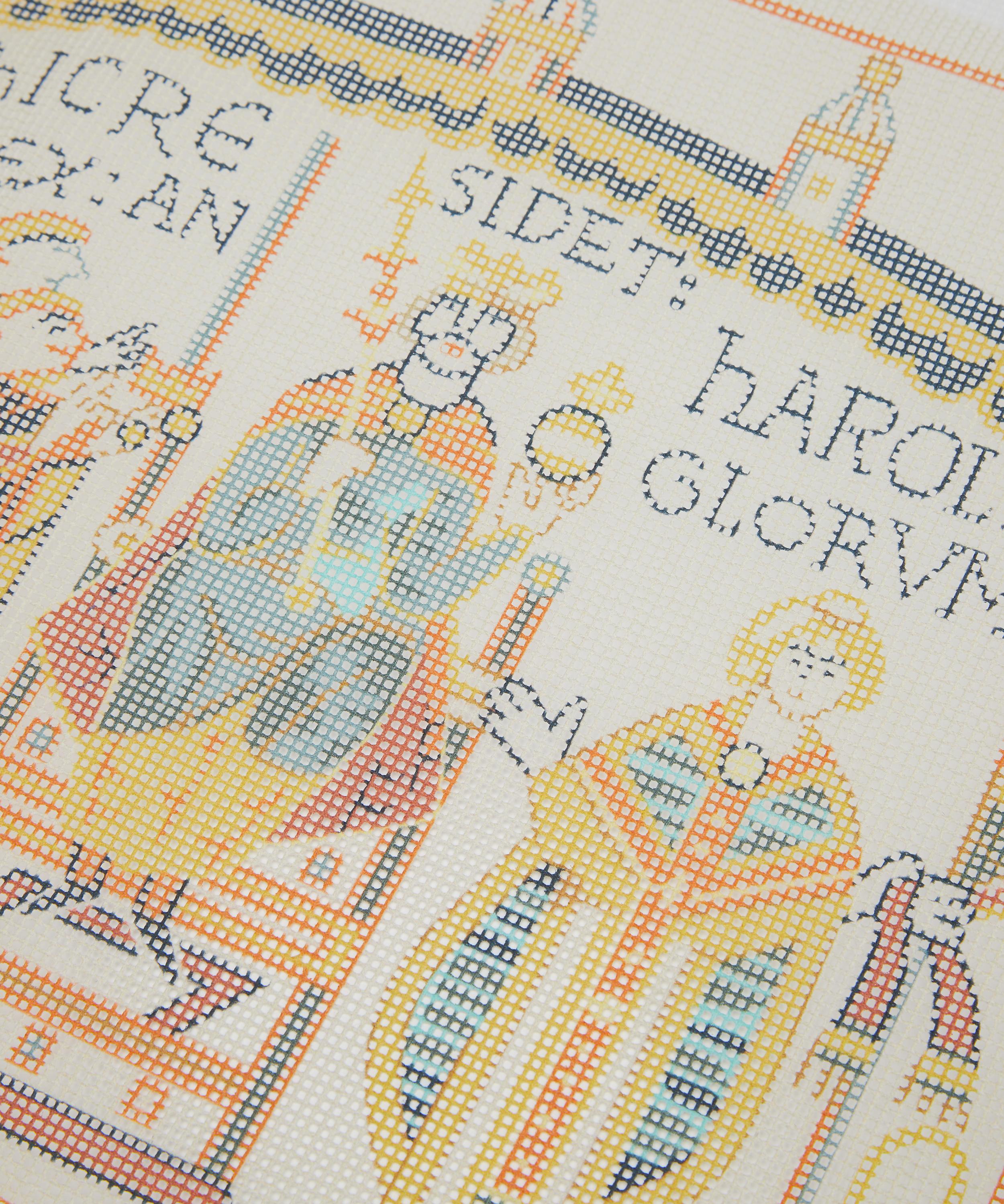 Glorafilia - Bayeaux Tapestry The Coronation of Harold Needlepoint Kit image number 3
