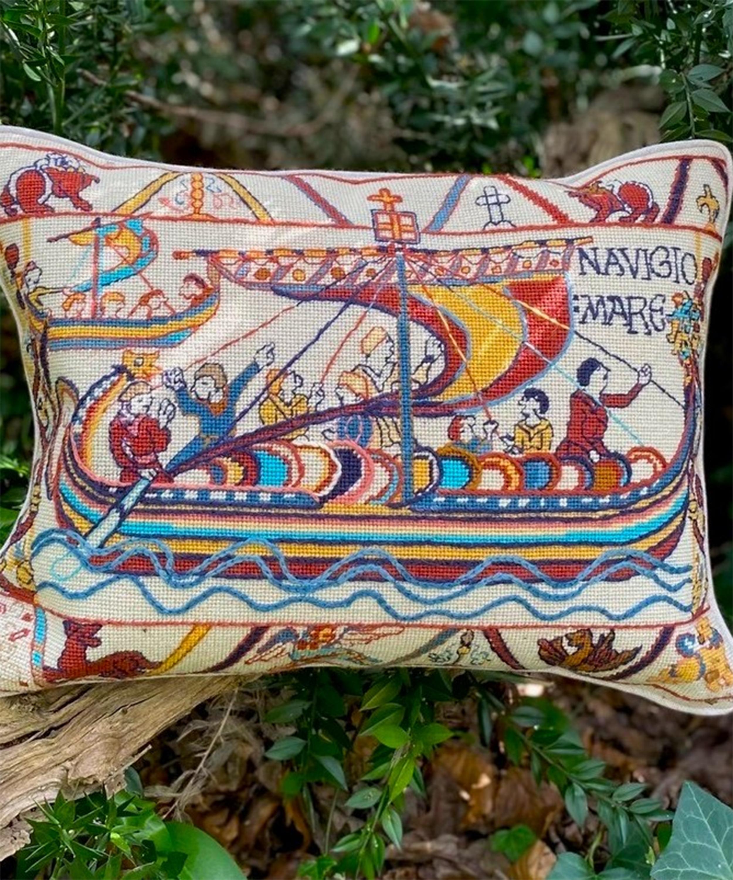 Glorafilia - Bayeaux Tapestry Invasion Needlepoint Kit image number 1