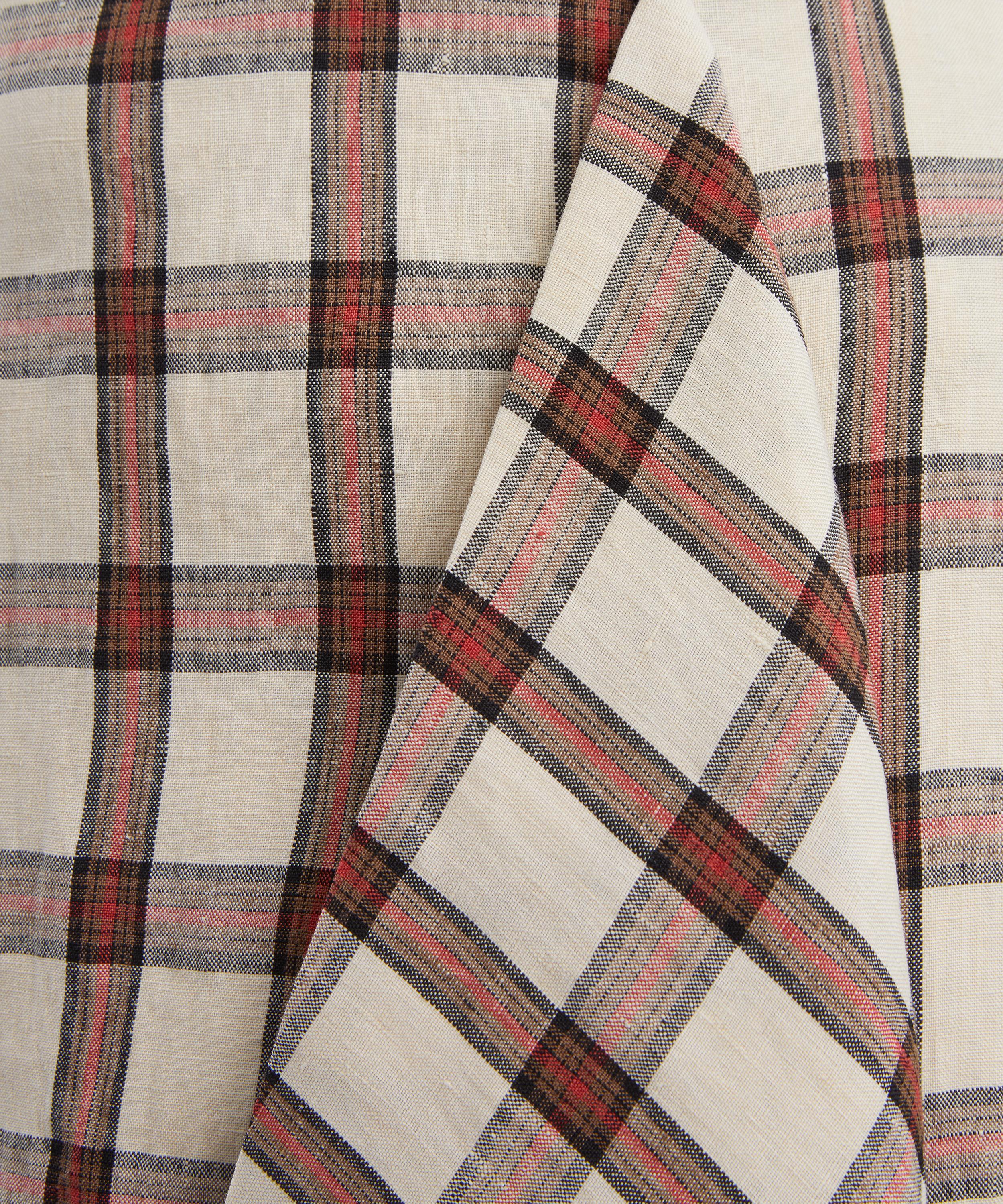 R&oacute;he - Draped Check Skirt image number 4