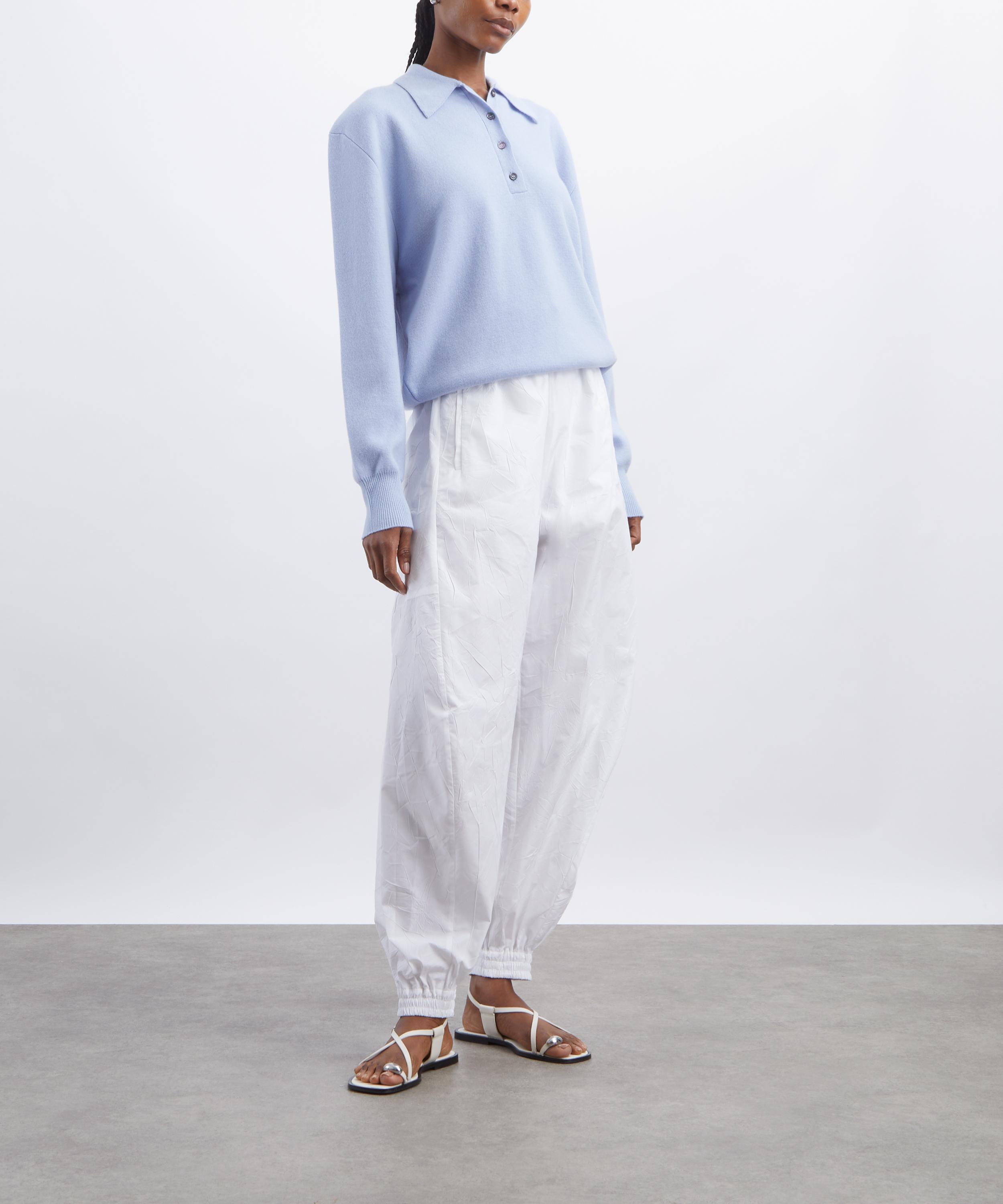 R&oacute;he - White Balloon Track Trousers&nbsp; image number 1