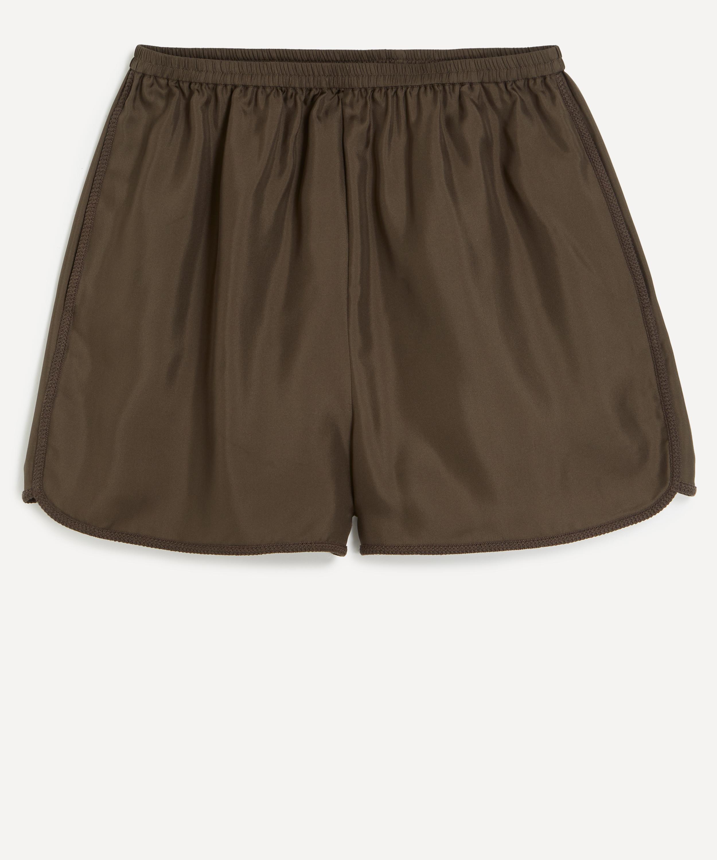 Róhe Taped Silk Shorts | Liberty