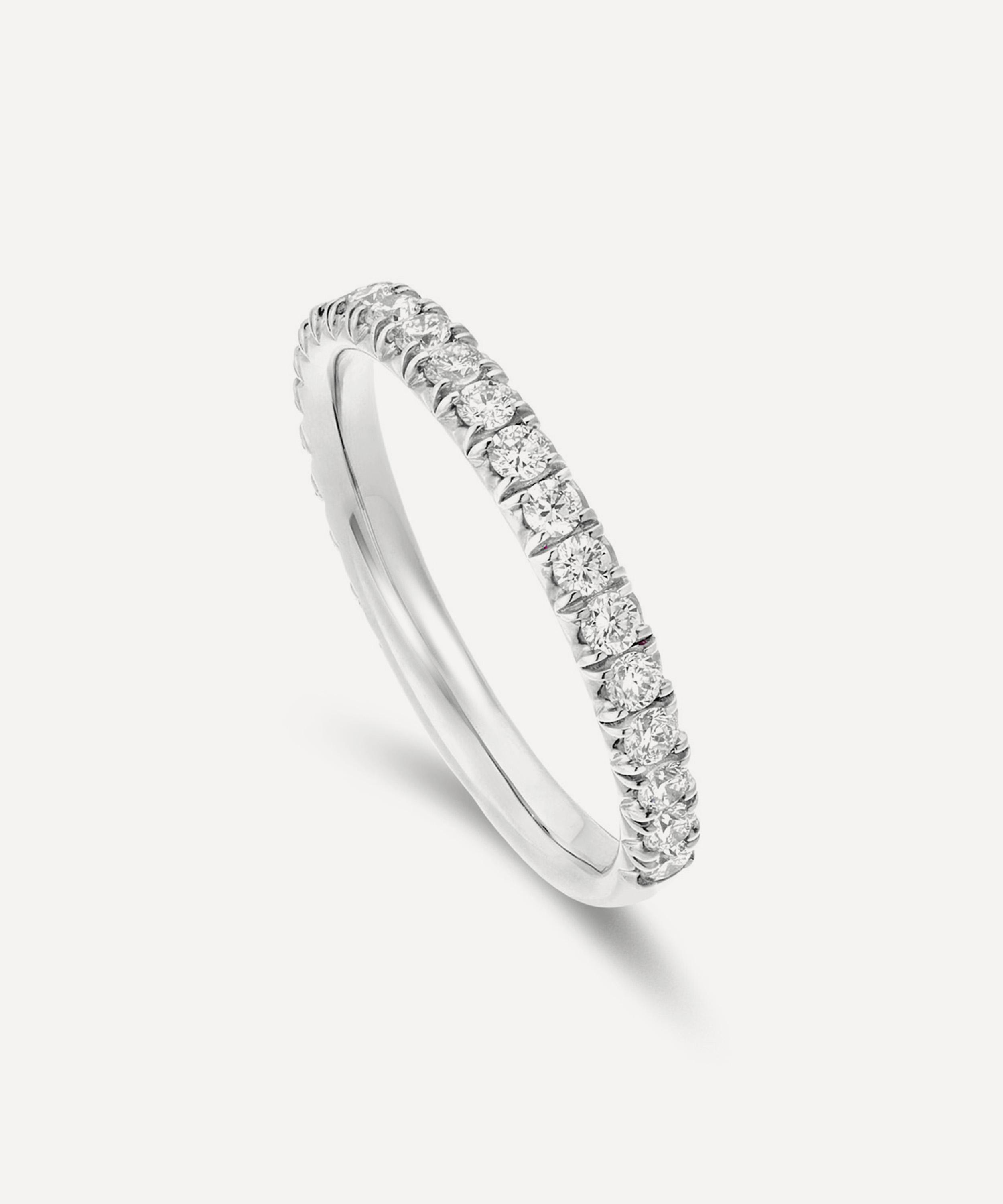 Dinny Hall - 9ct Gold Ella Three Quarter Small Diamond Eternity Ring image number 2