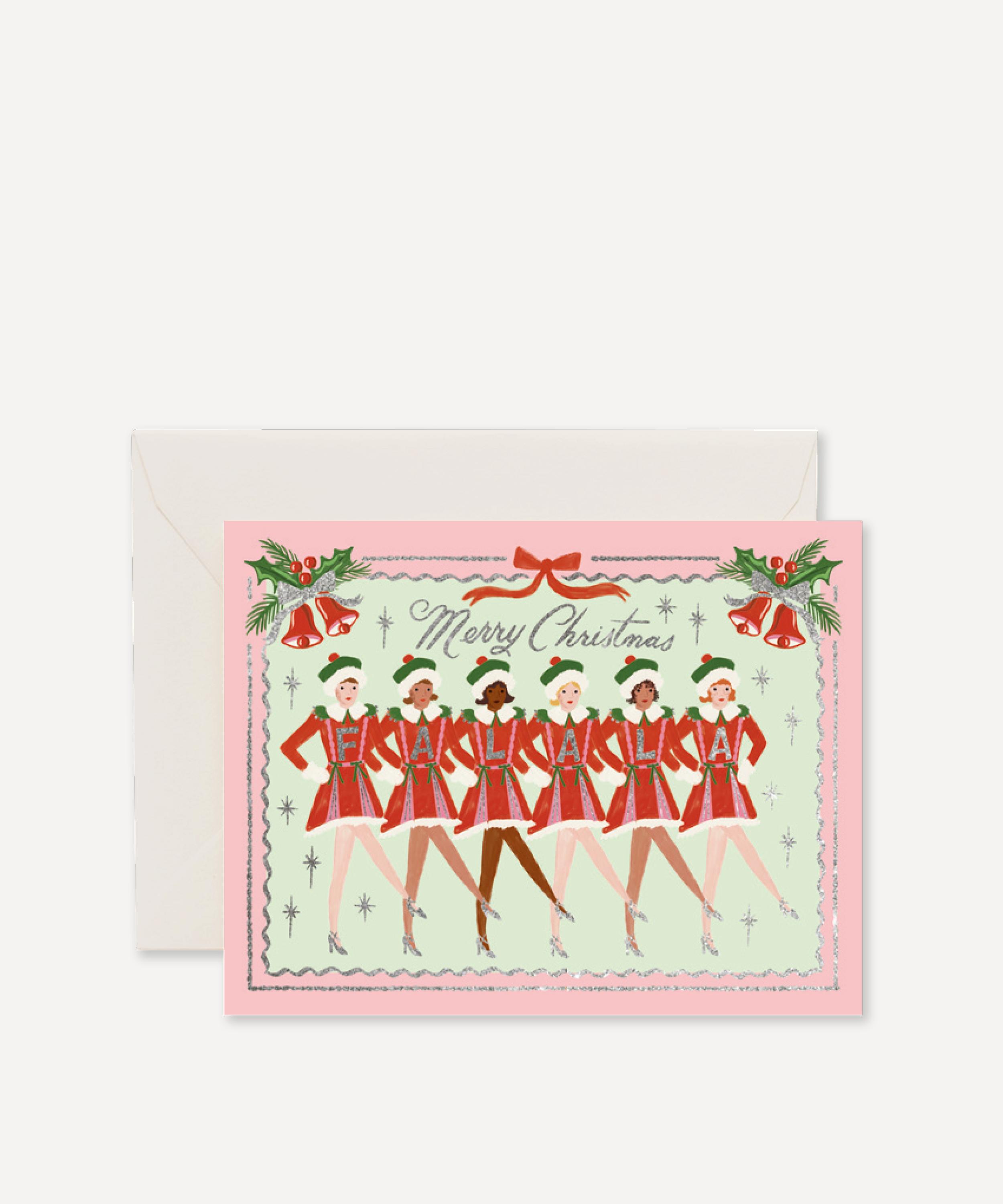 Christmas - Fa La La Box Set of 8 Christmas Cards image number 2