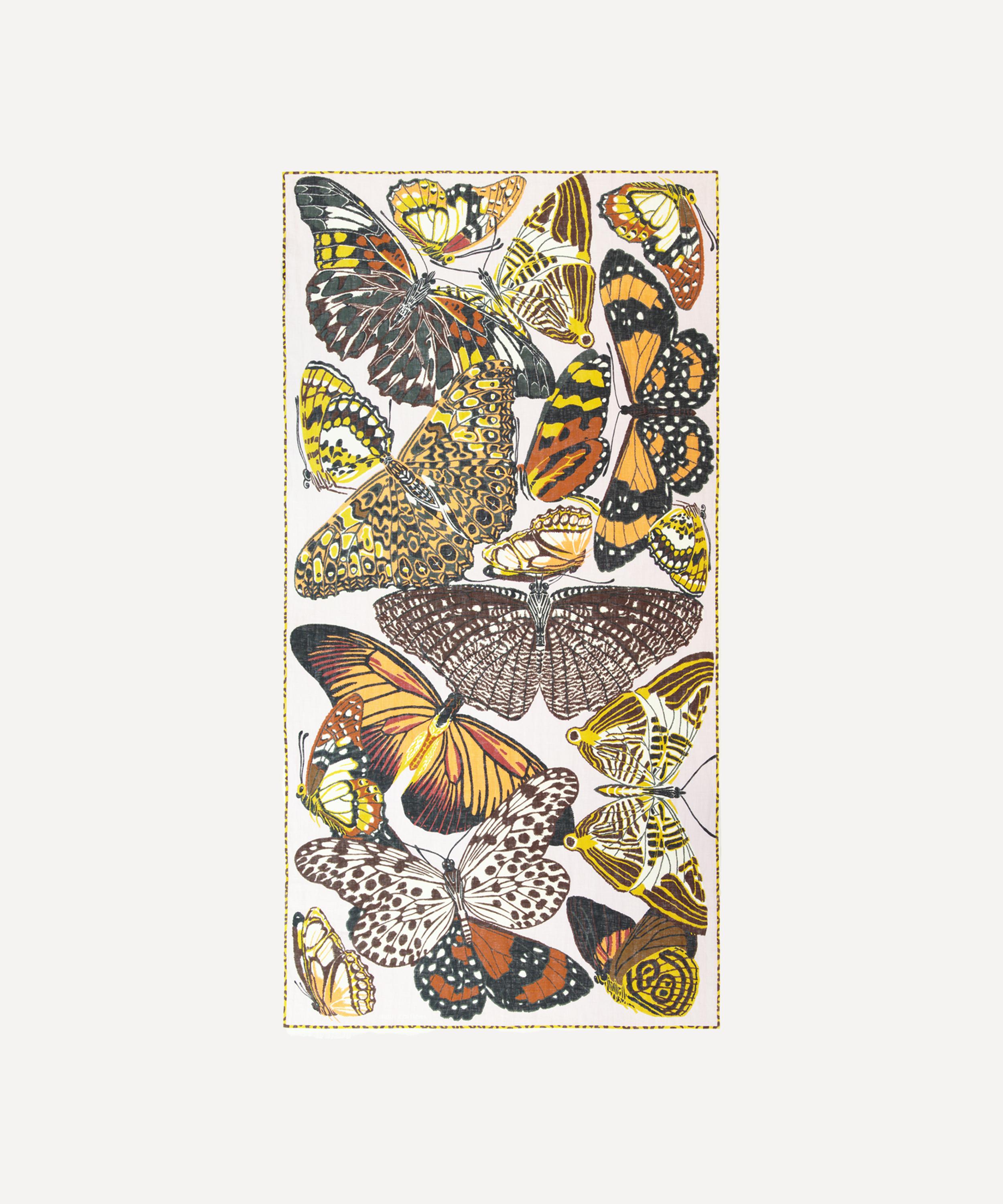 Inoui Editions - Papillons Nude Linen Scarf image number 0